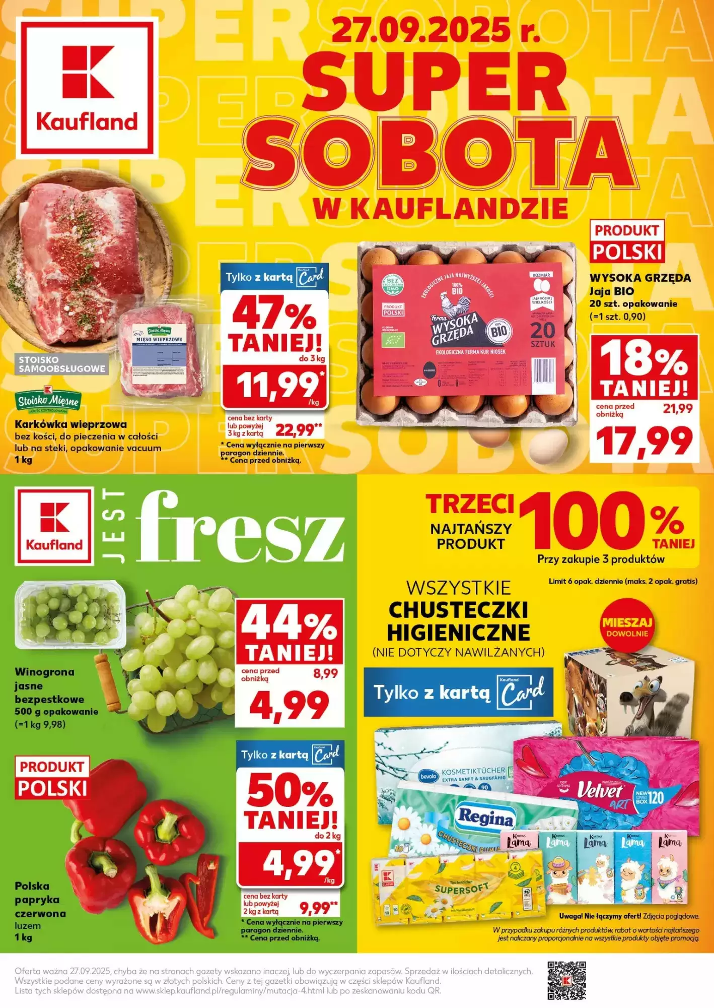 Kaufland Gazetka 27.09.2025 - 27.09.2025