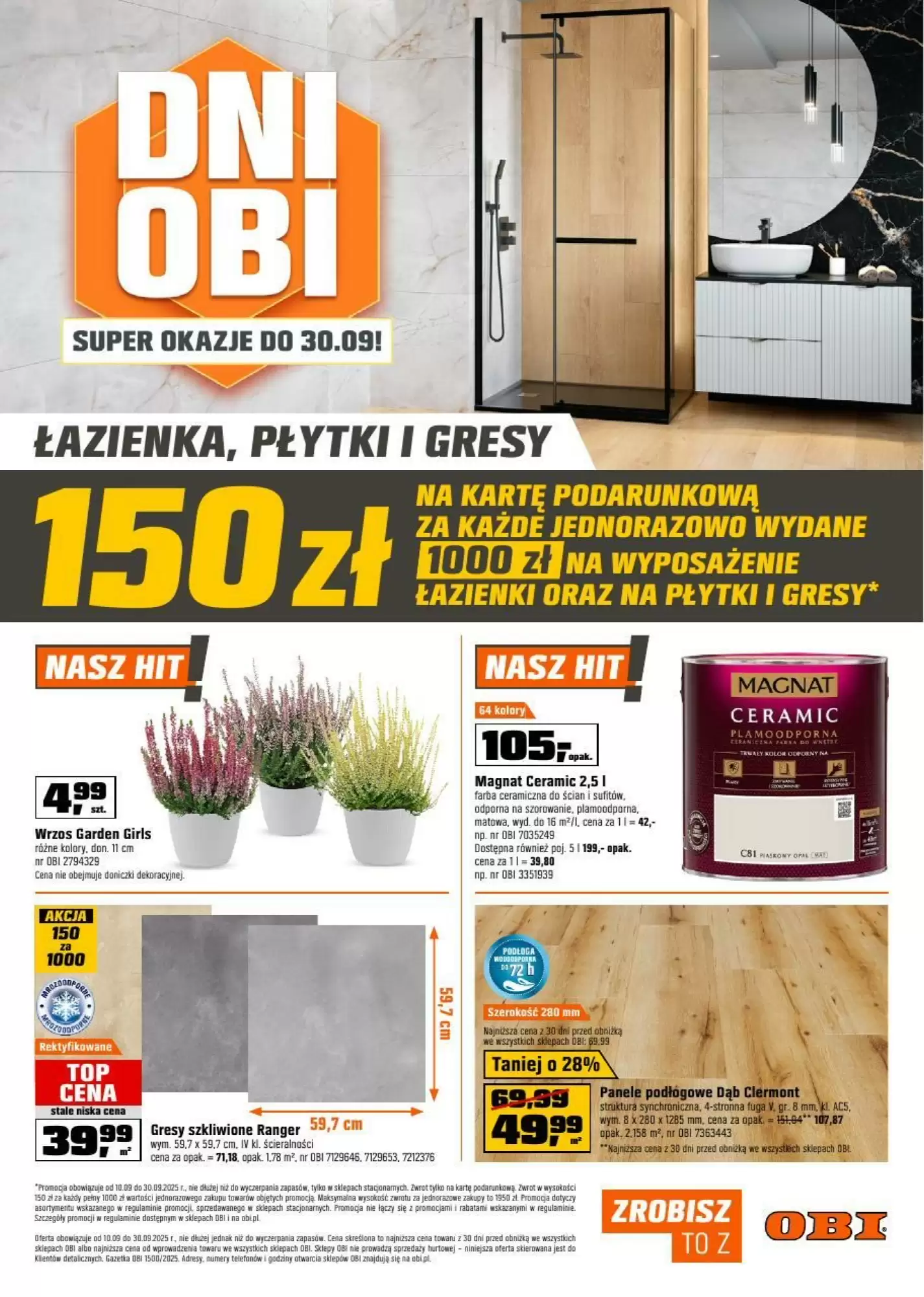 Obi Gazetka 10.09.2025 - 30.09.2025