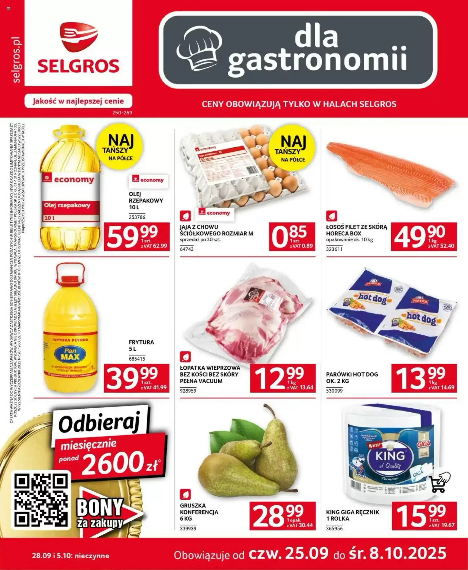 Selgros Gazetka 25.09.2025 - 08.10.2025