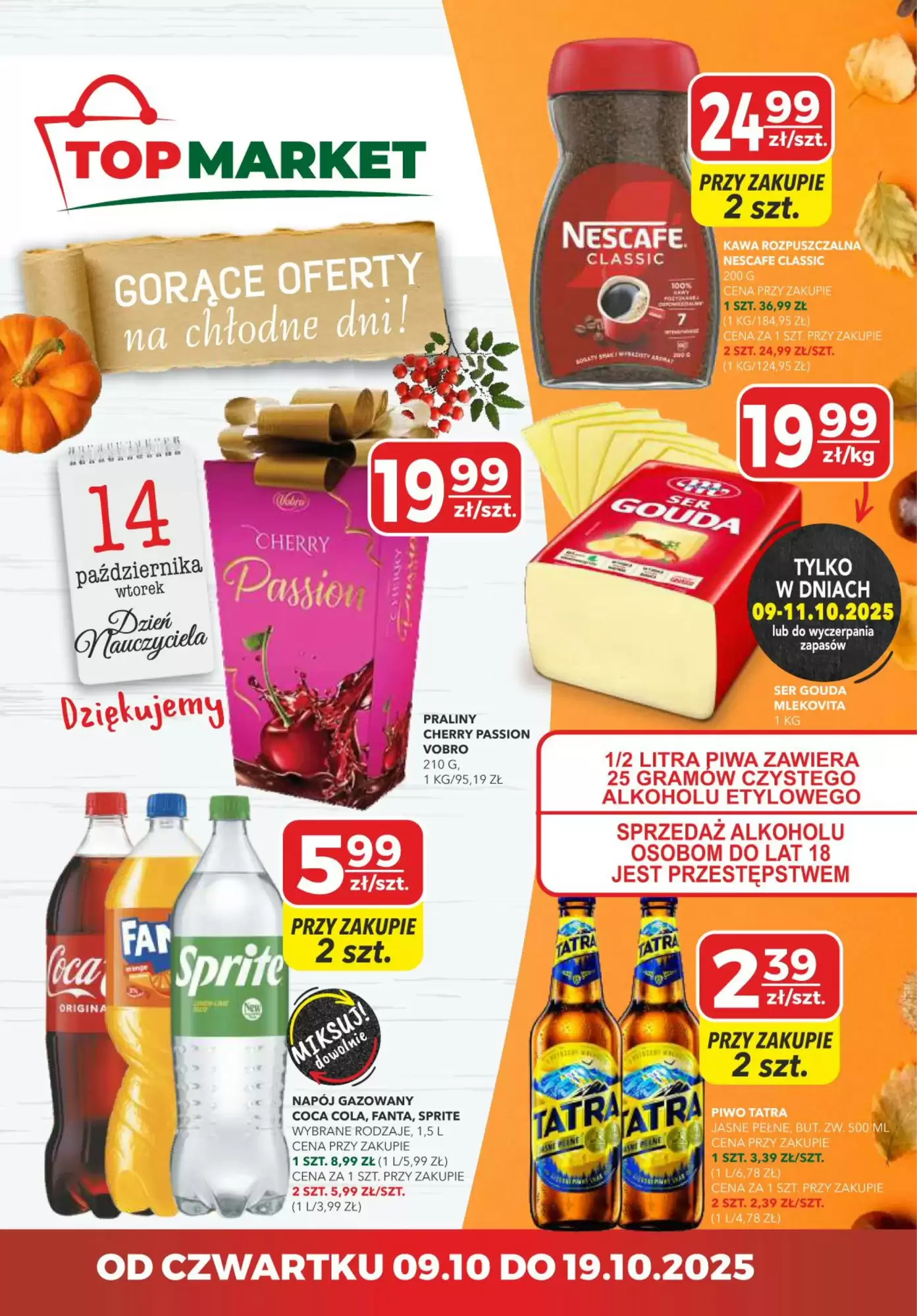 Top Market Gazetka 09.10.2025 - 19.10.2025