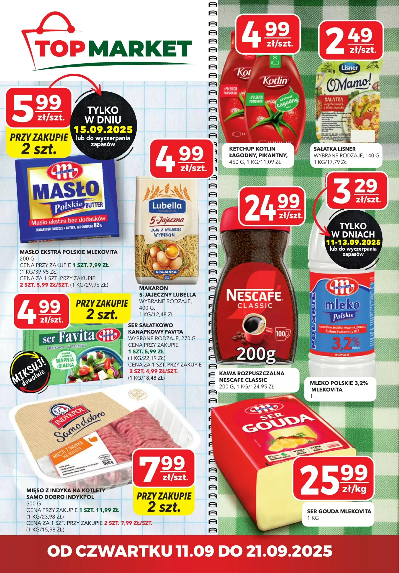 Top Market Gazetka 11.09.2025 - 21.09.2025
