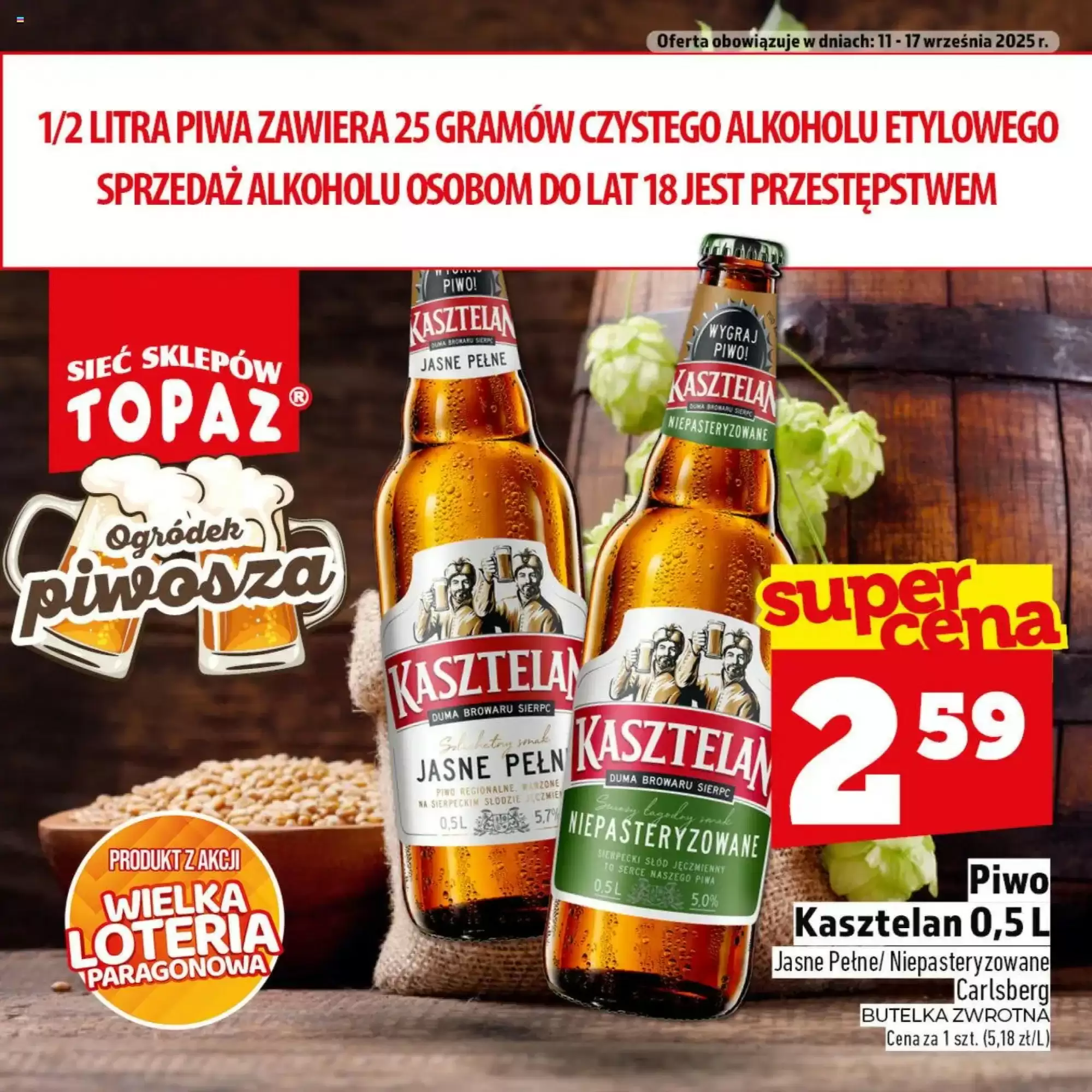 Topaz Gazetka 11.09.2025 - 17.09.2025