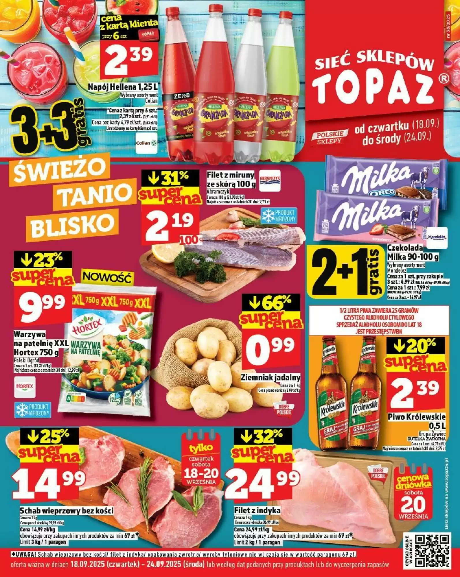 Topaz Gazetka 18.09.2025 - 24.09.2025