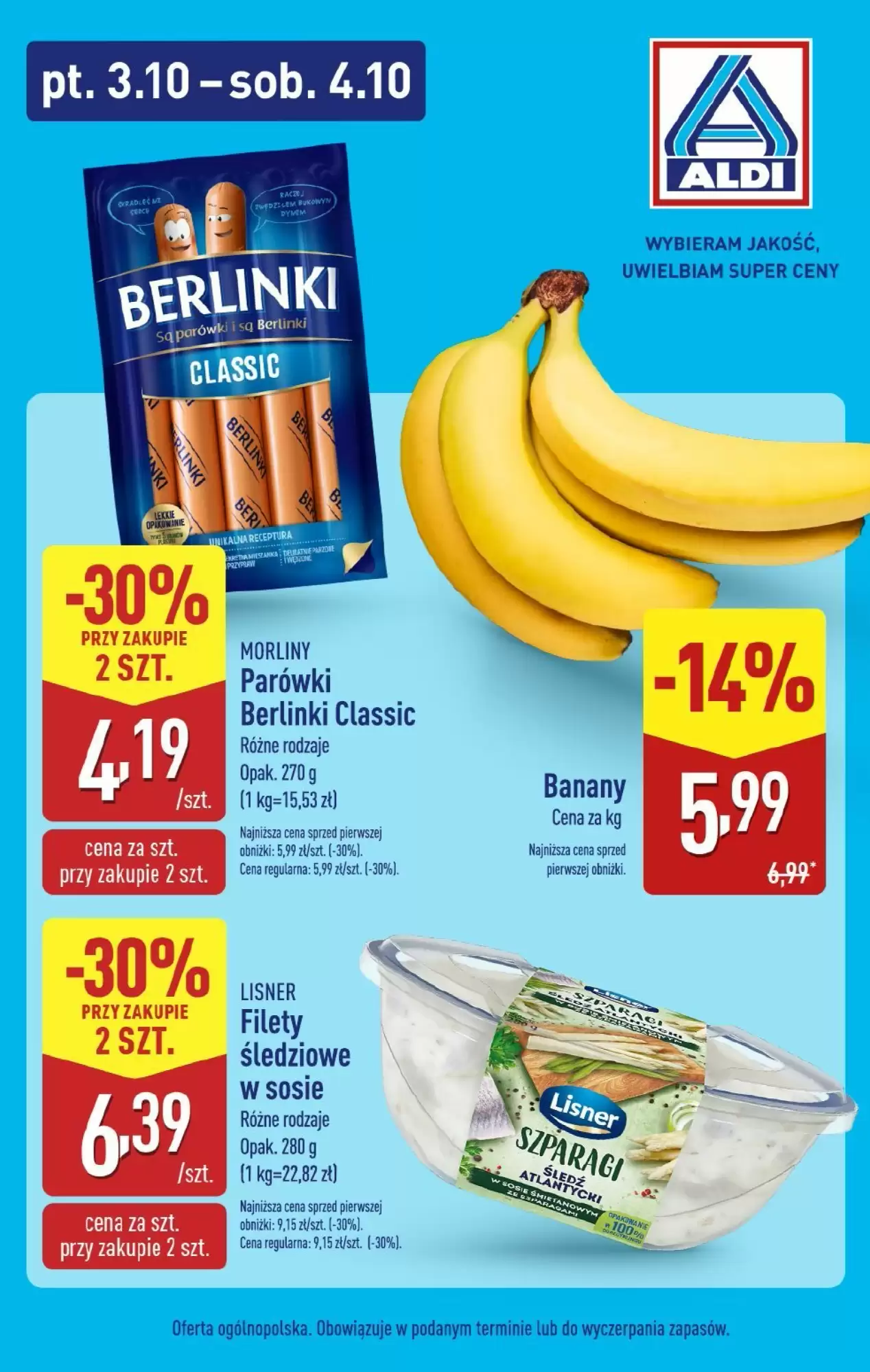 Aldi Gazetka 03.10.2025 - 04.10.2025