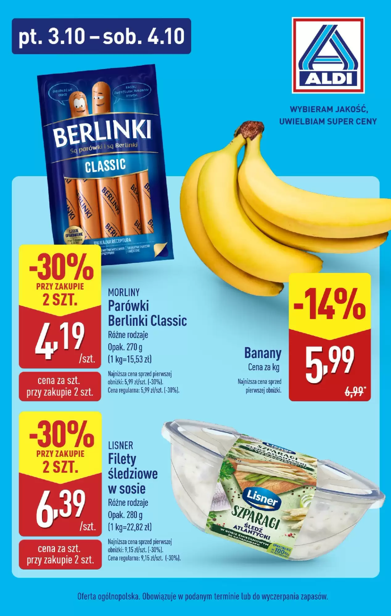 Aldi Gazetka 03.10.2025 - 04.10.2025