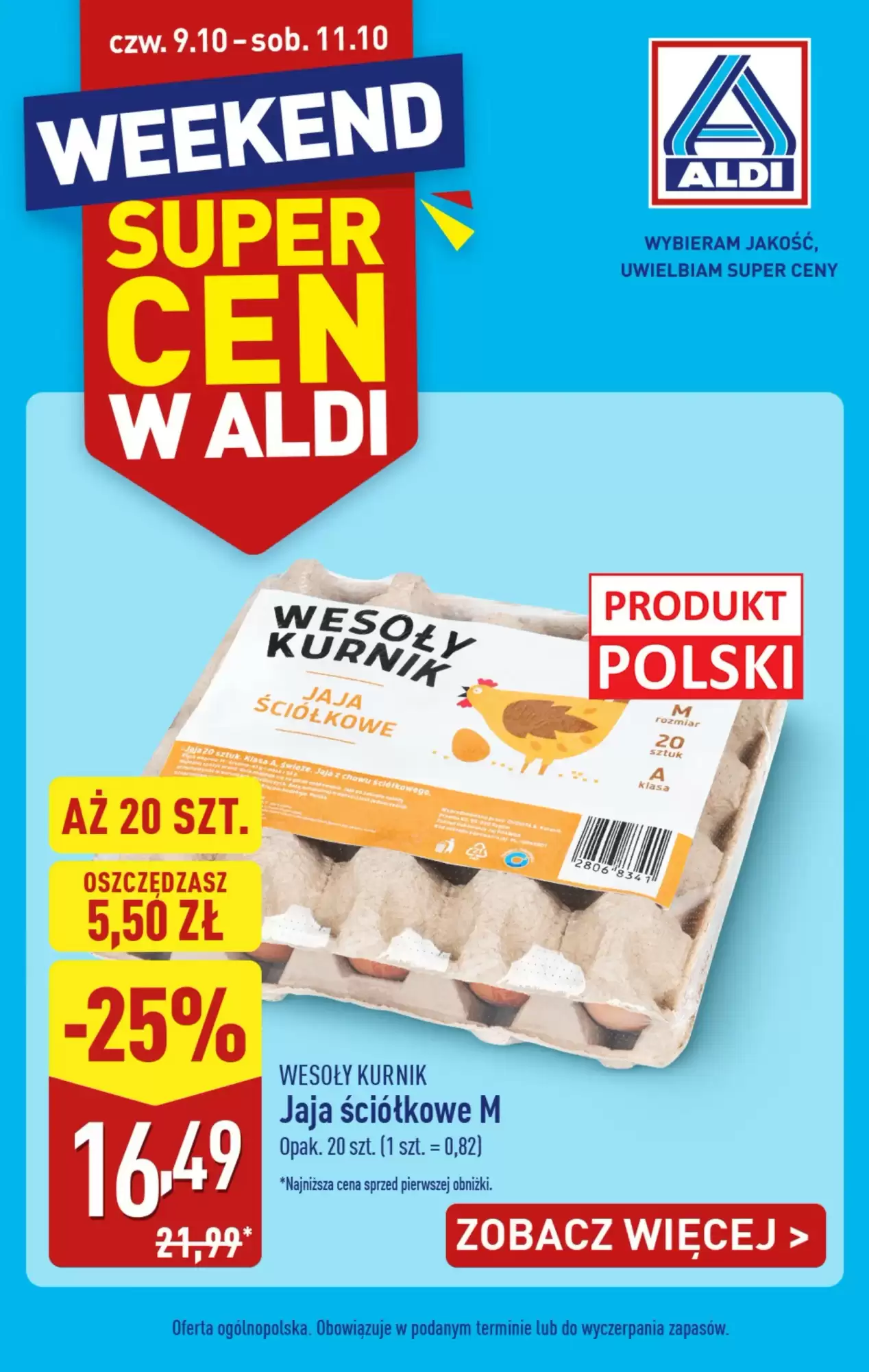 Aldi Gazetka 09.10.2025 - 11.10.2025