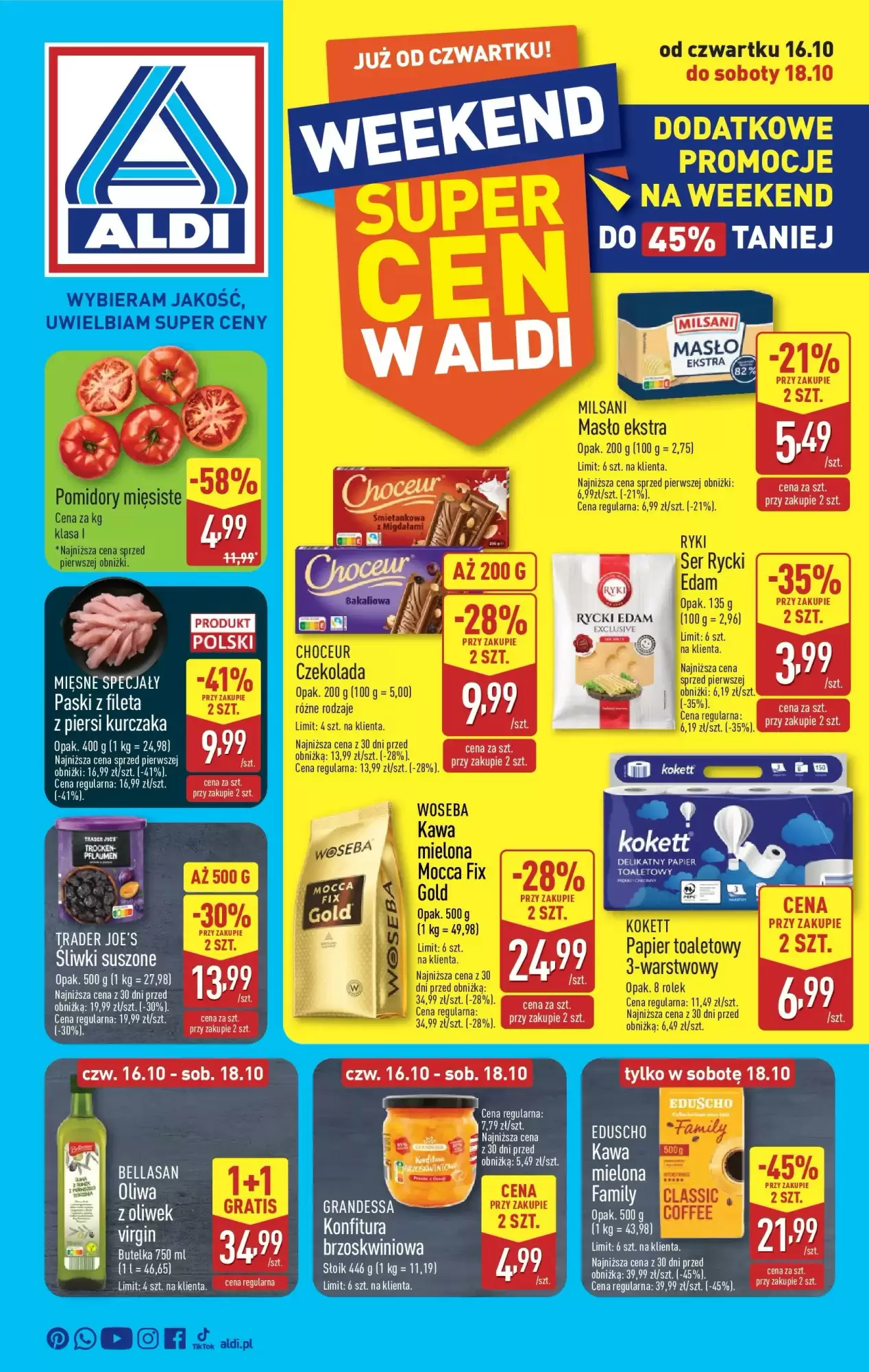 Aldi Gazetka 16.10.2025 - 18.10.2025