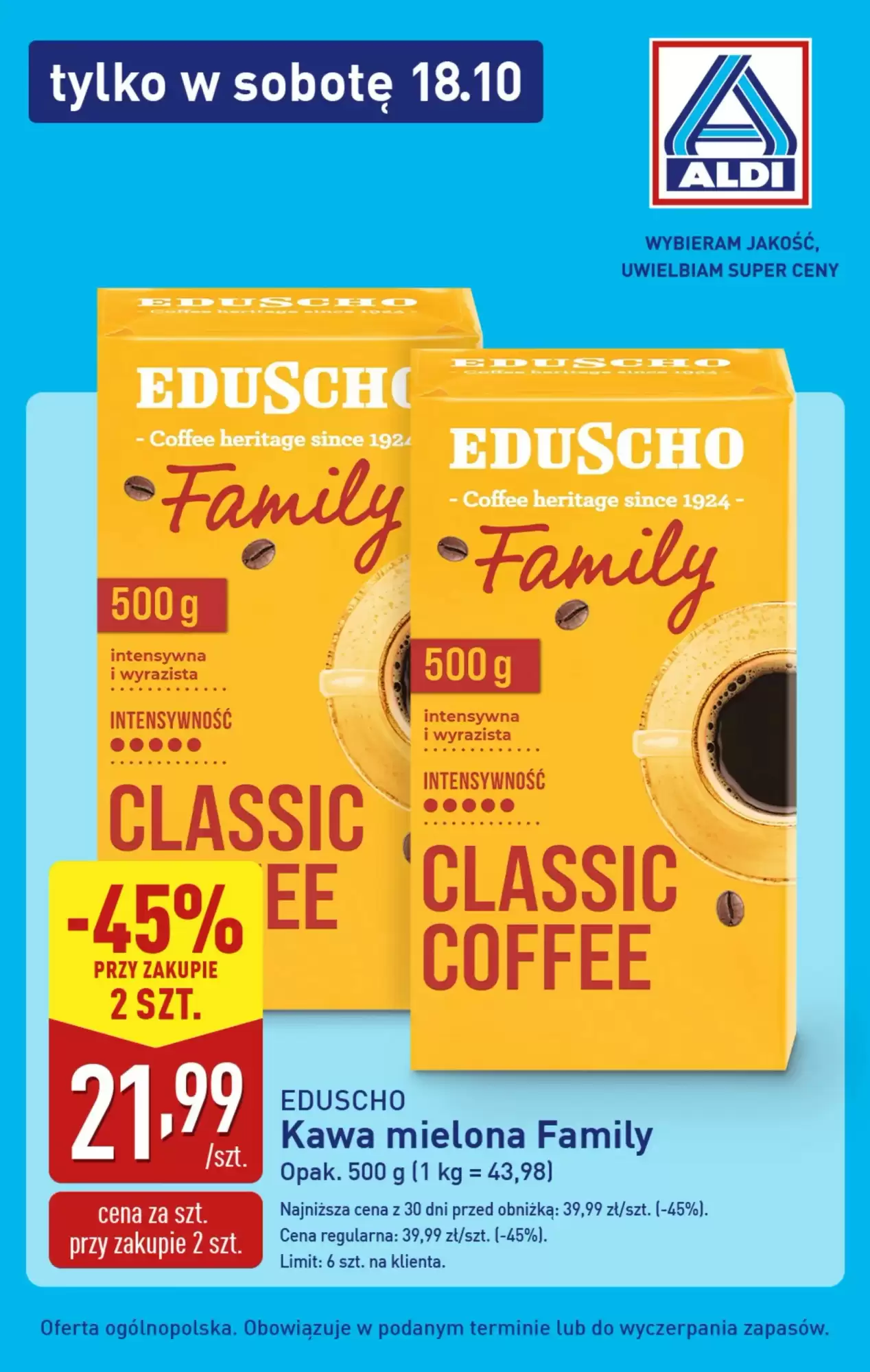 Aldi Gazetka 18.10.2025 - 18.10.2025