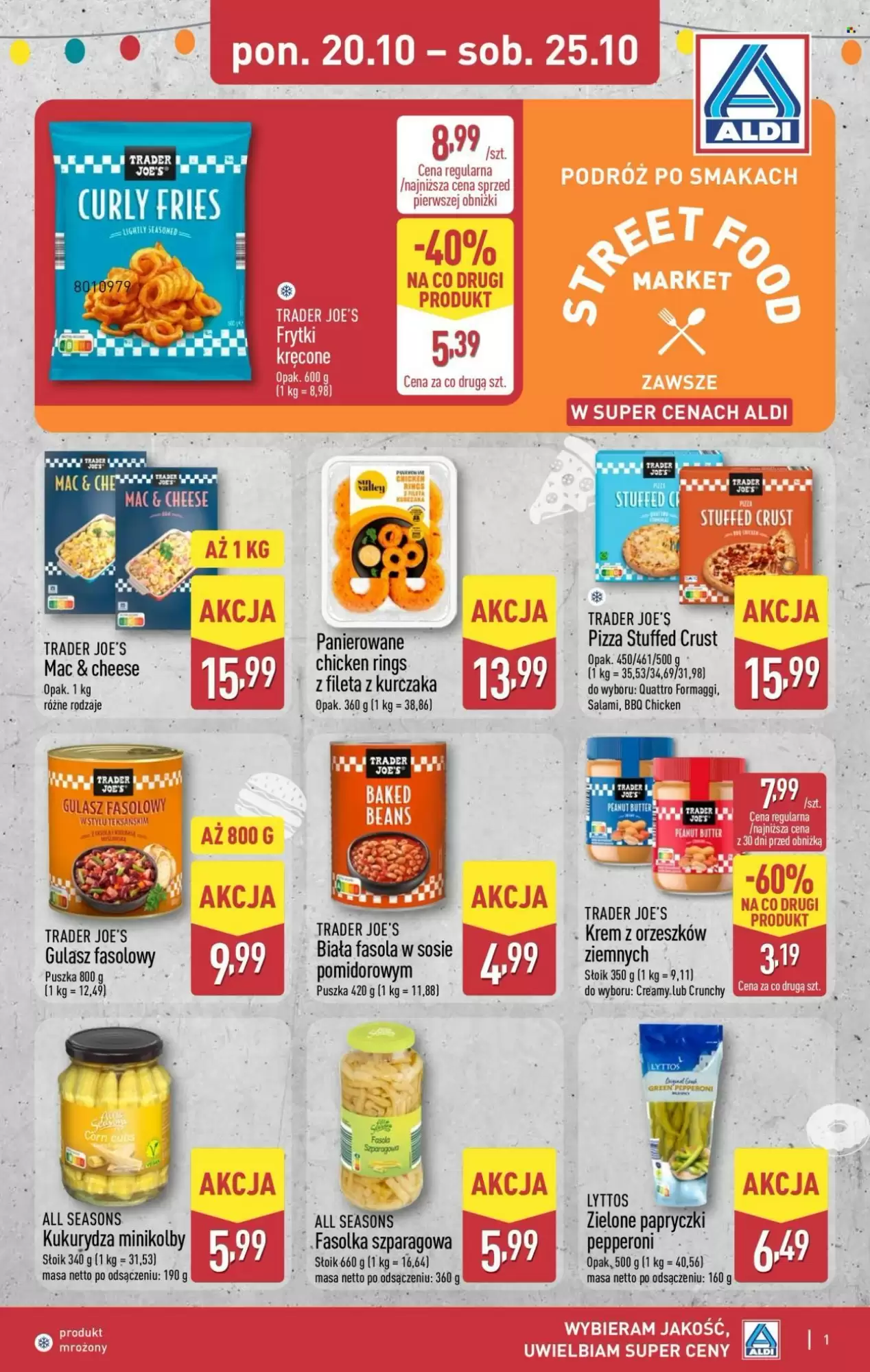 Aldi Gazetka 20.10.2025 - 25.10.2025