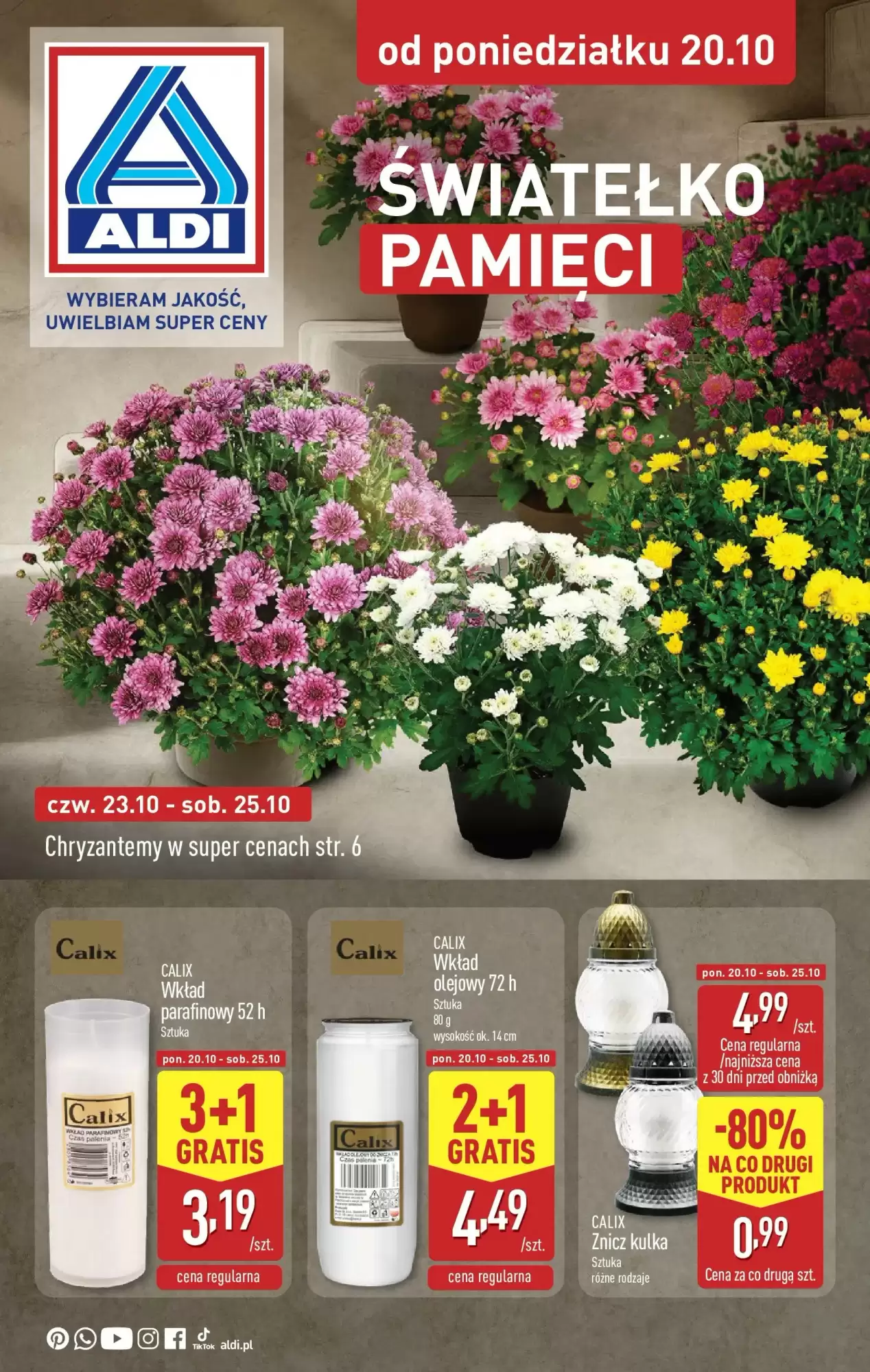 Aldi Gazetka 20.10.2025 - 25.10.2025