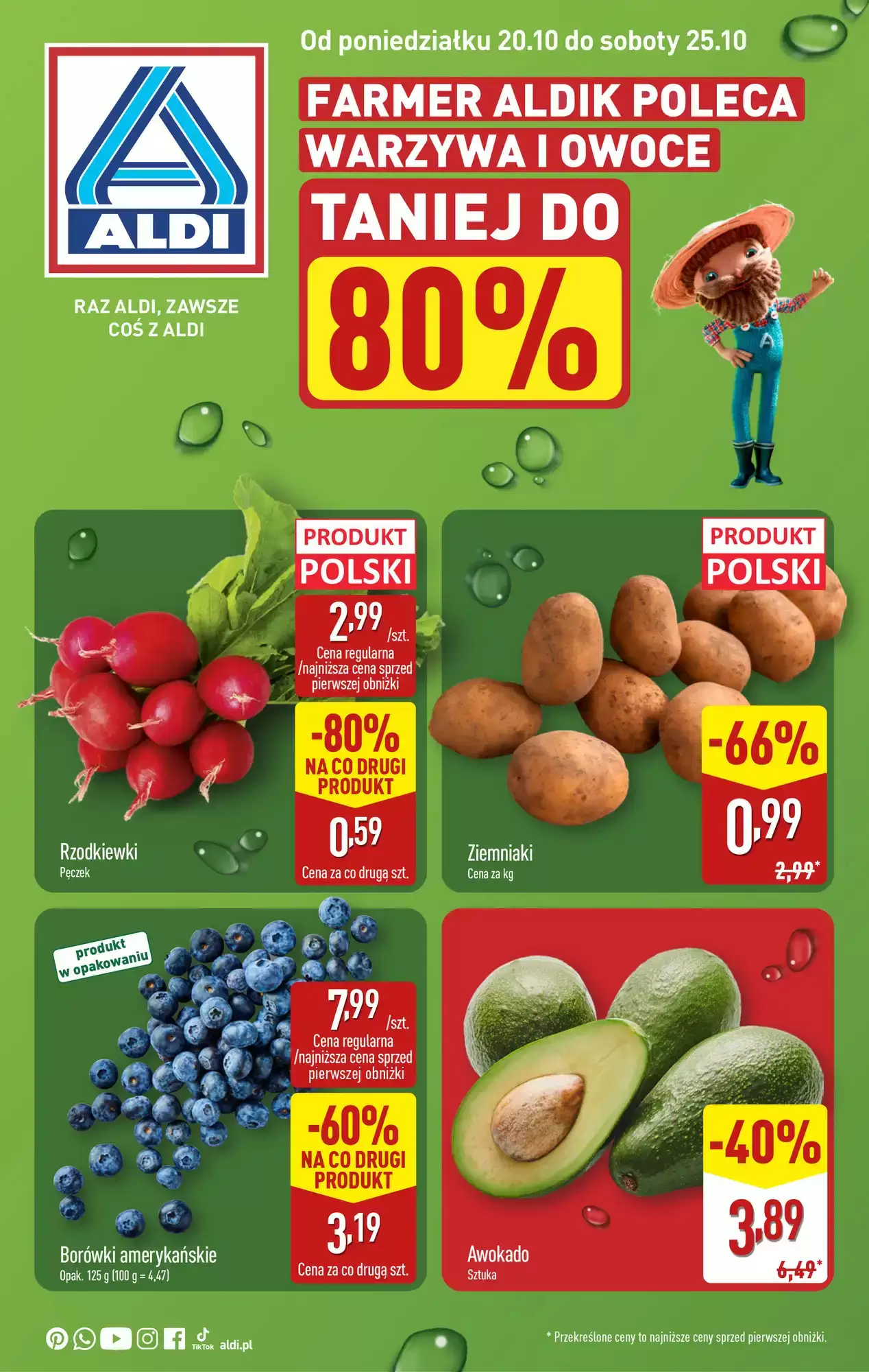 Aldi Gazetka 20.10.2025 - 25.10.2025