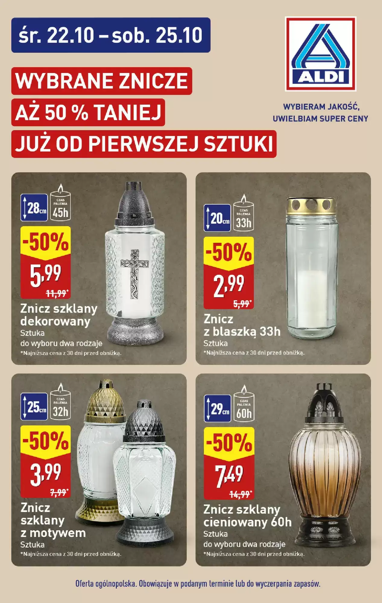 Aldi Gazetka 22.10.2025 - 25.10.2025