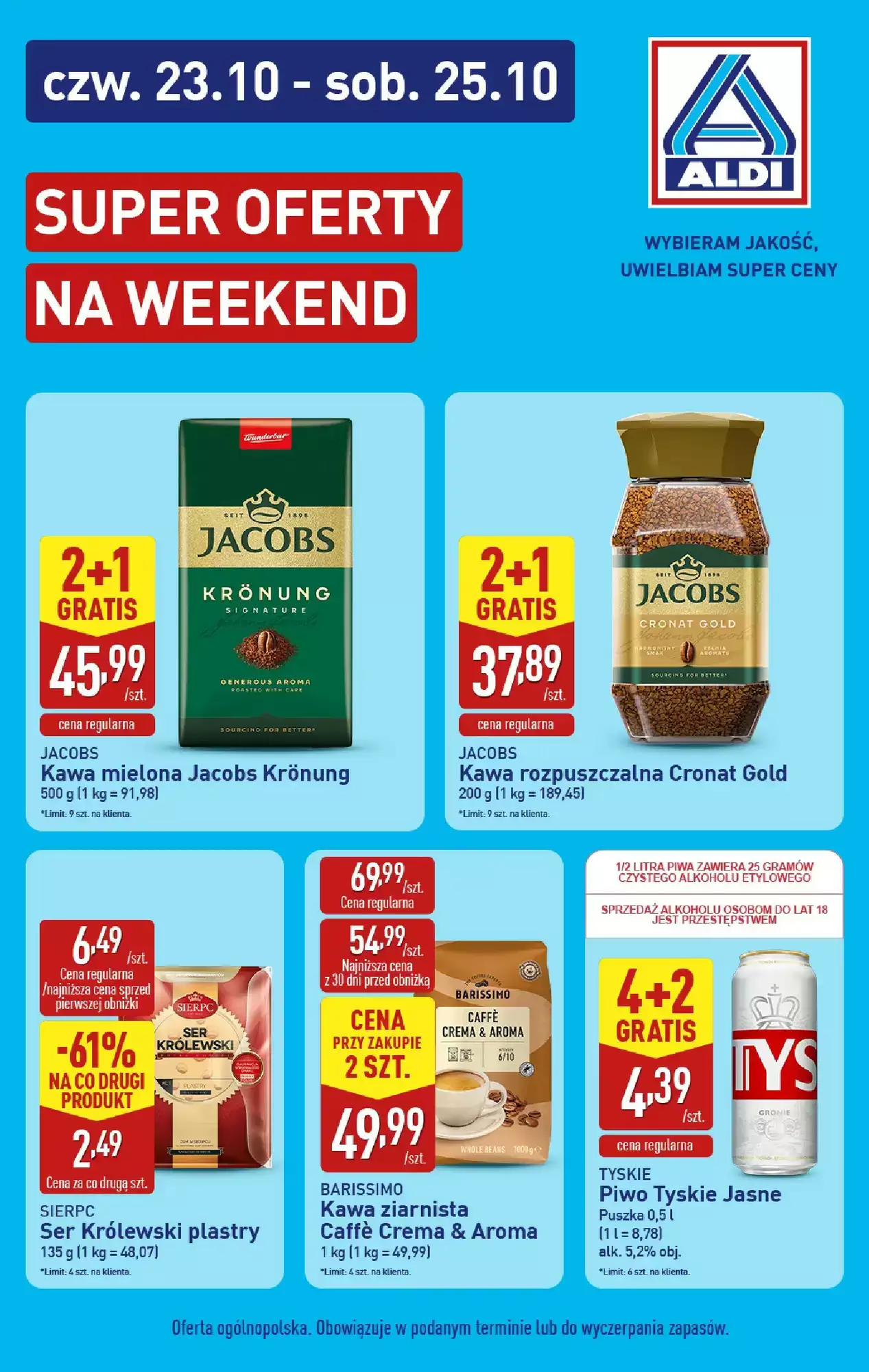 Aldi Gazetka 23.10.2025 - 25.10.2025