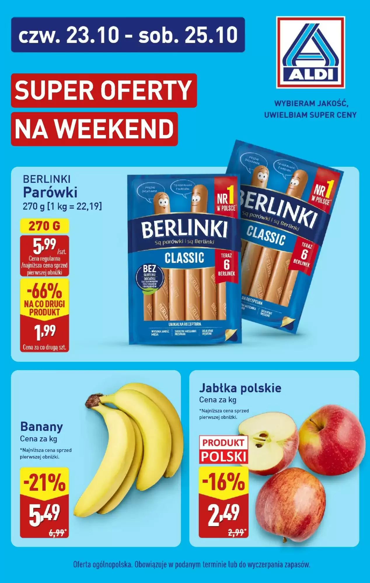 Aldi Gazetka 23.10.2025 - 25.10.2025
