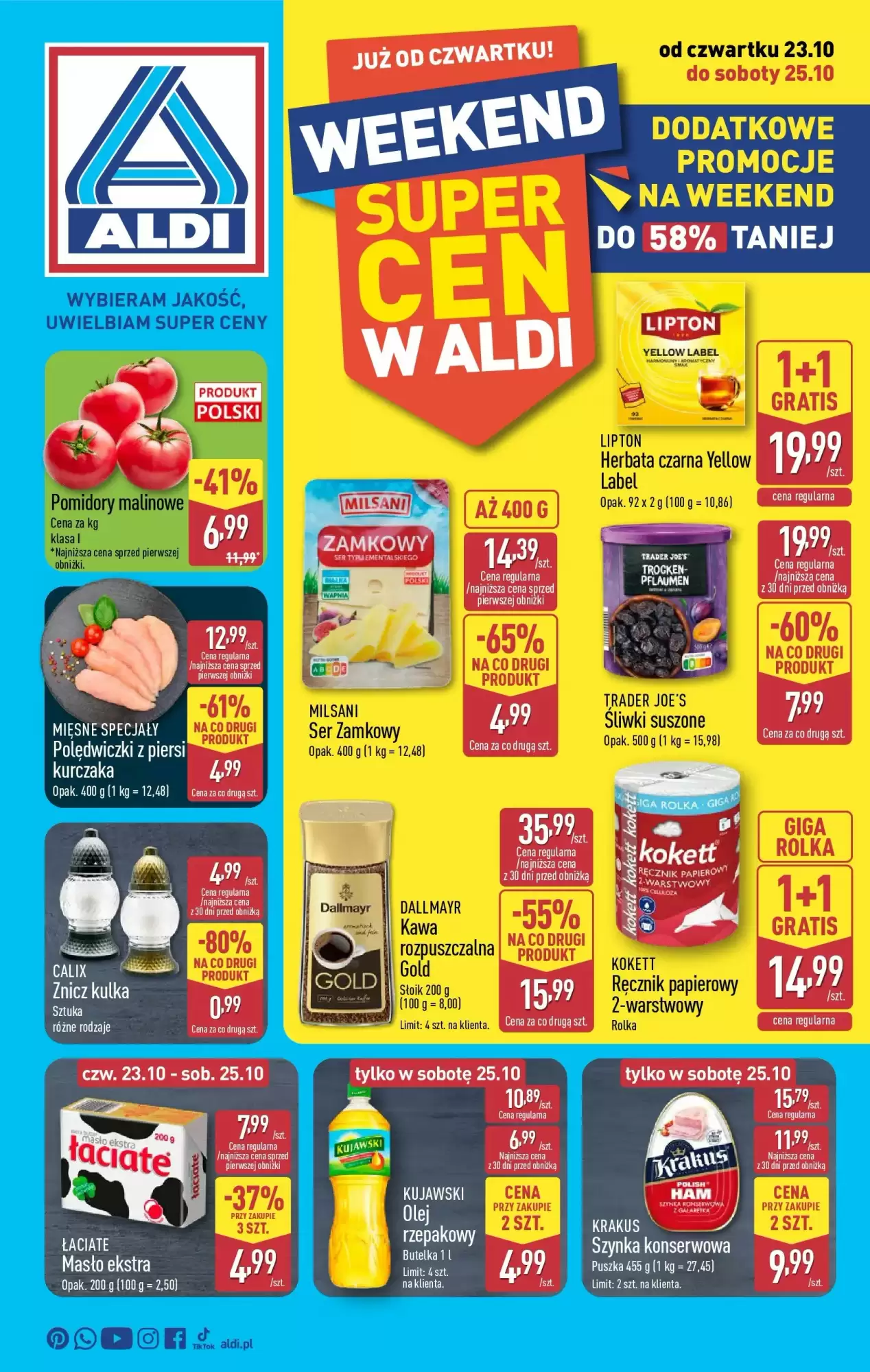 Aldi Gazetka 23.10.2025 - 25.10.2025