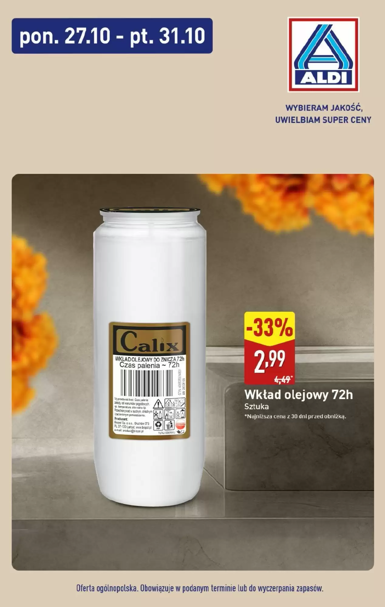 Aldi Gazetka 27.10.2025 - 31.10.2025