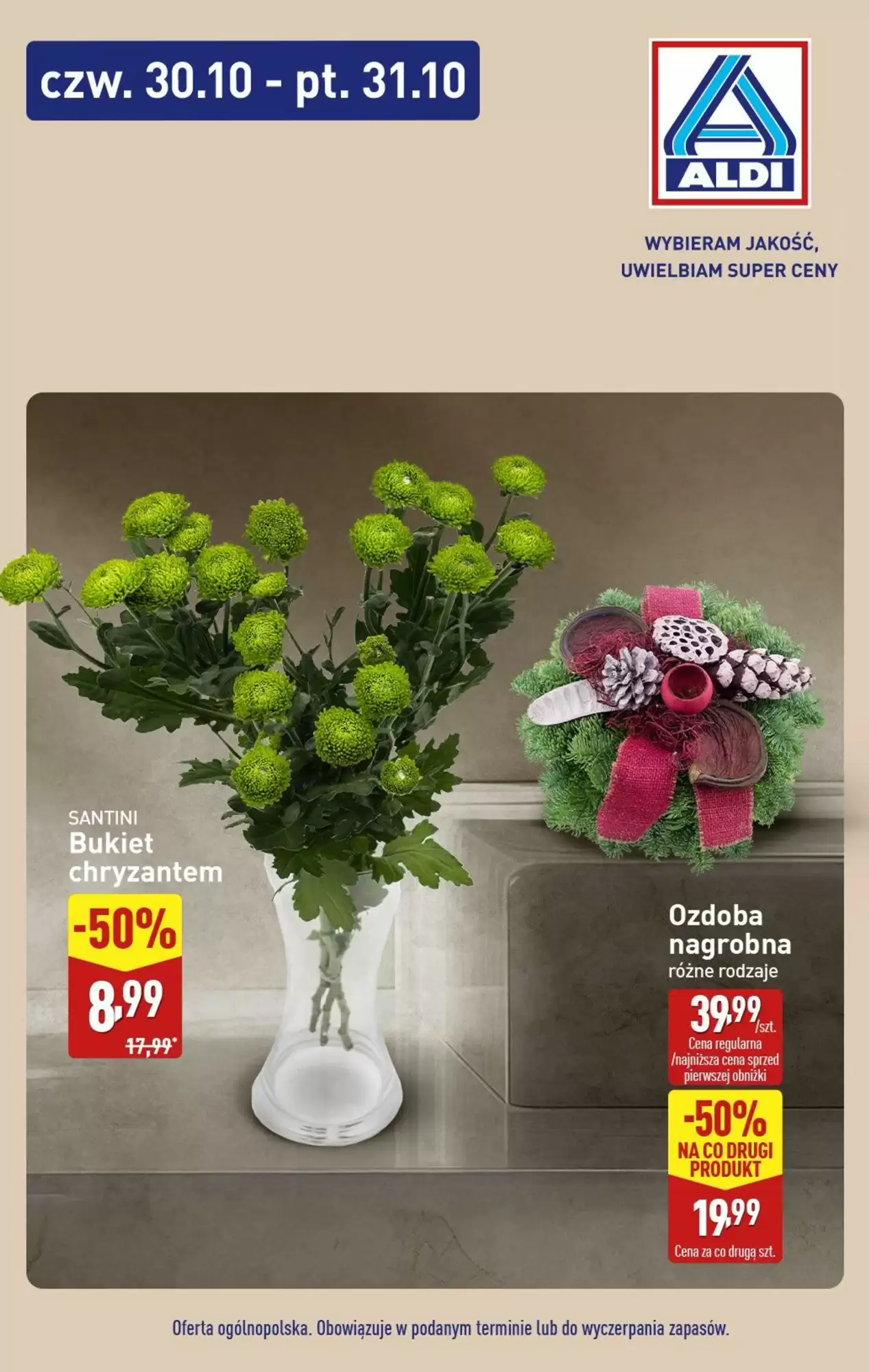 Aldi Gazetka 30.10.2025 - 31.10.2025