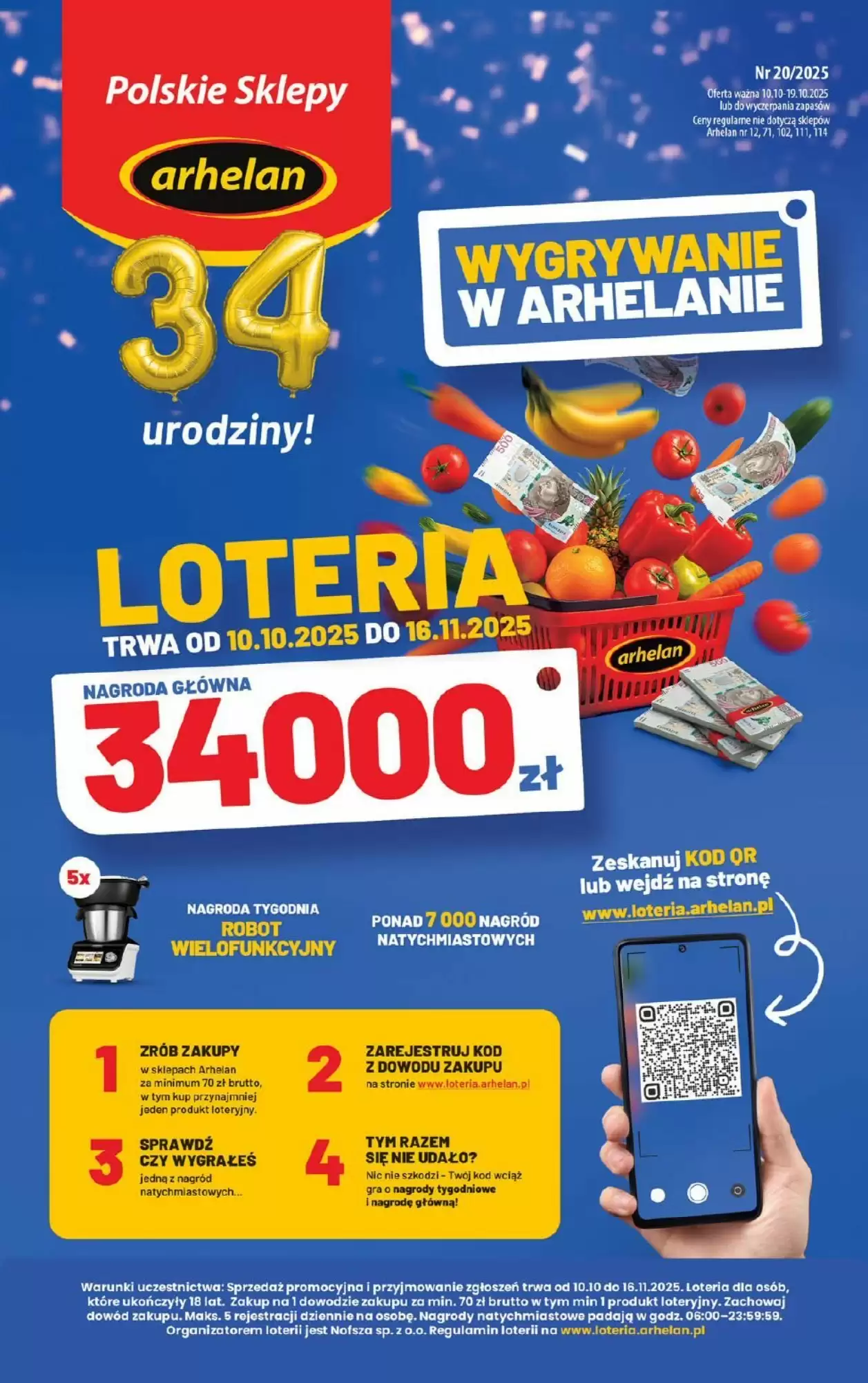 Arhelan Gazetka 10.10.2025 - 19.10.2025