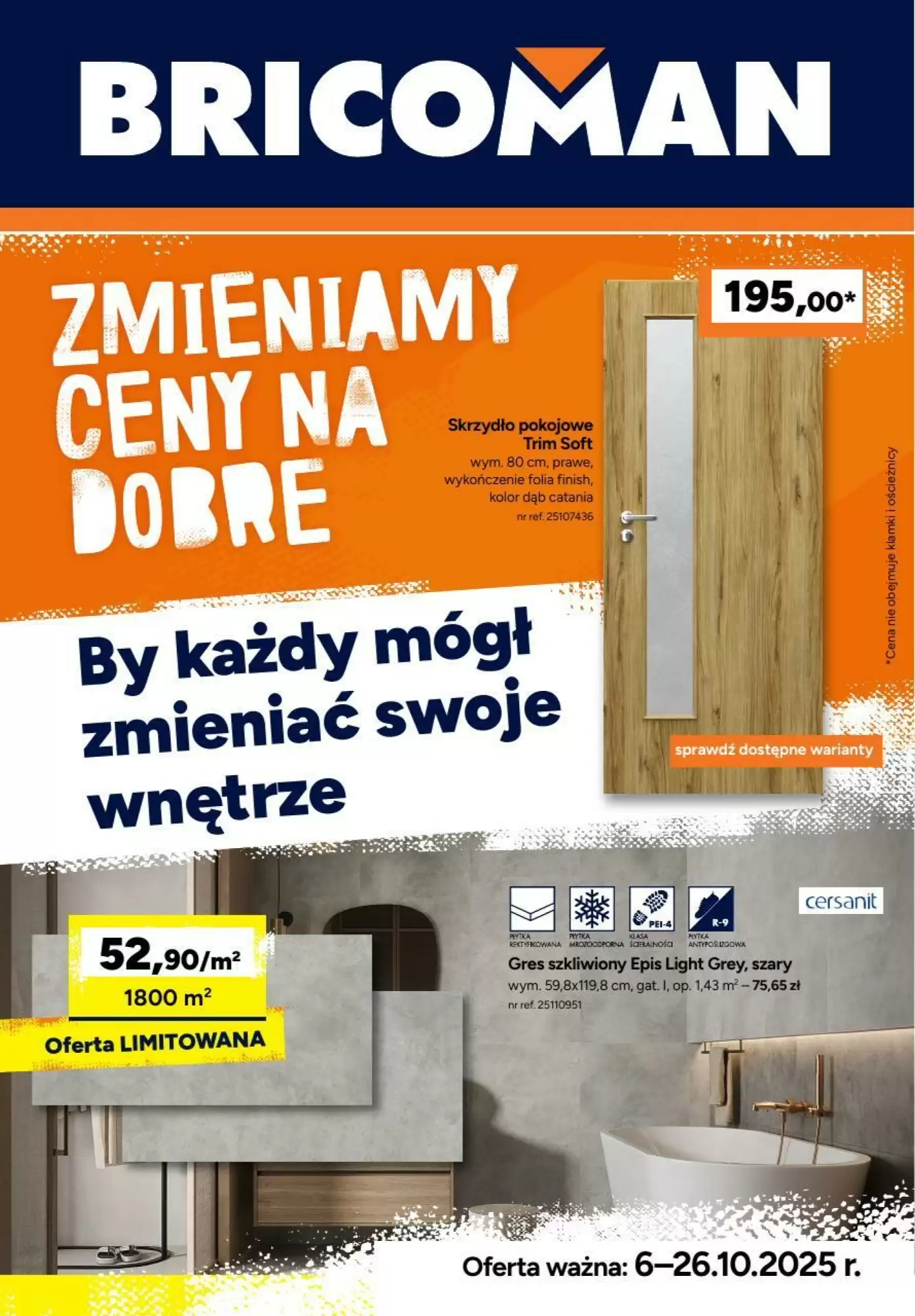 Bricoman Gazetka 06.10.2025 - 26.10.2025