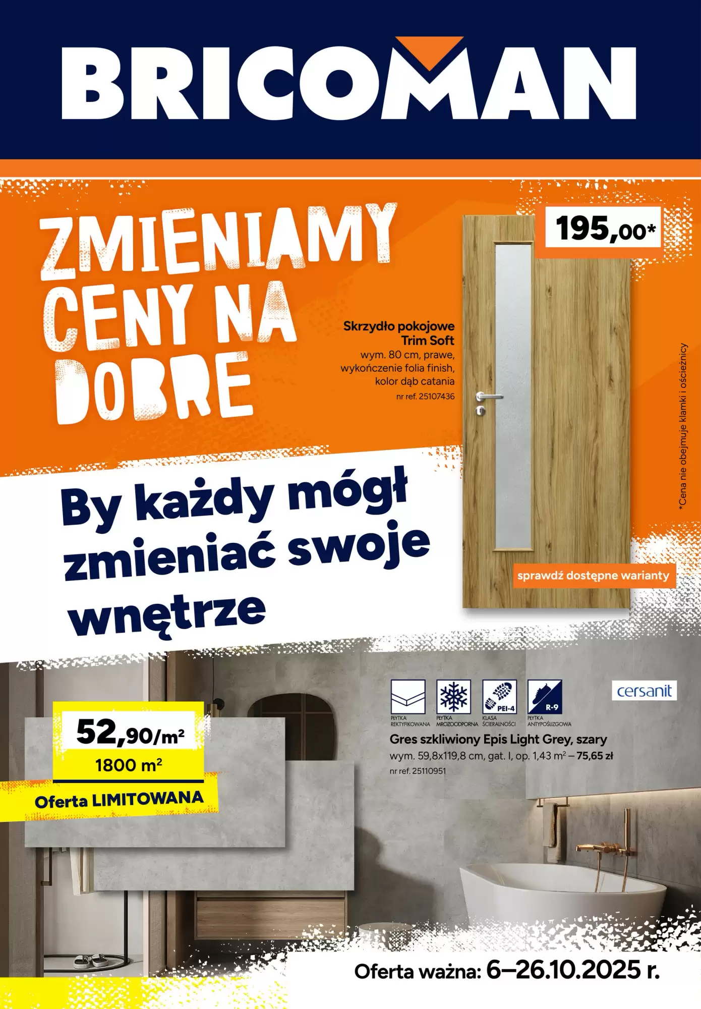 Bricoman Gazetka 06.10.2025 - 26.10.2025