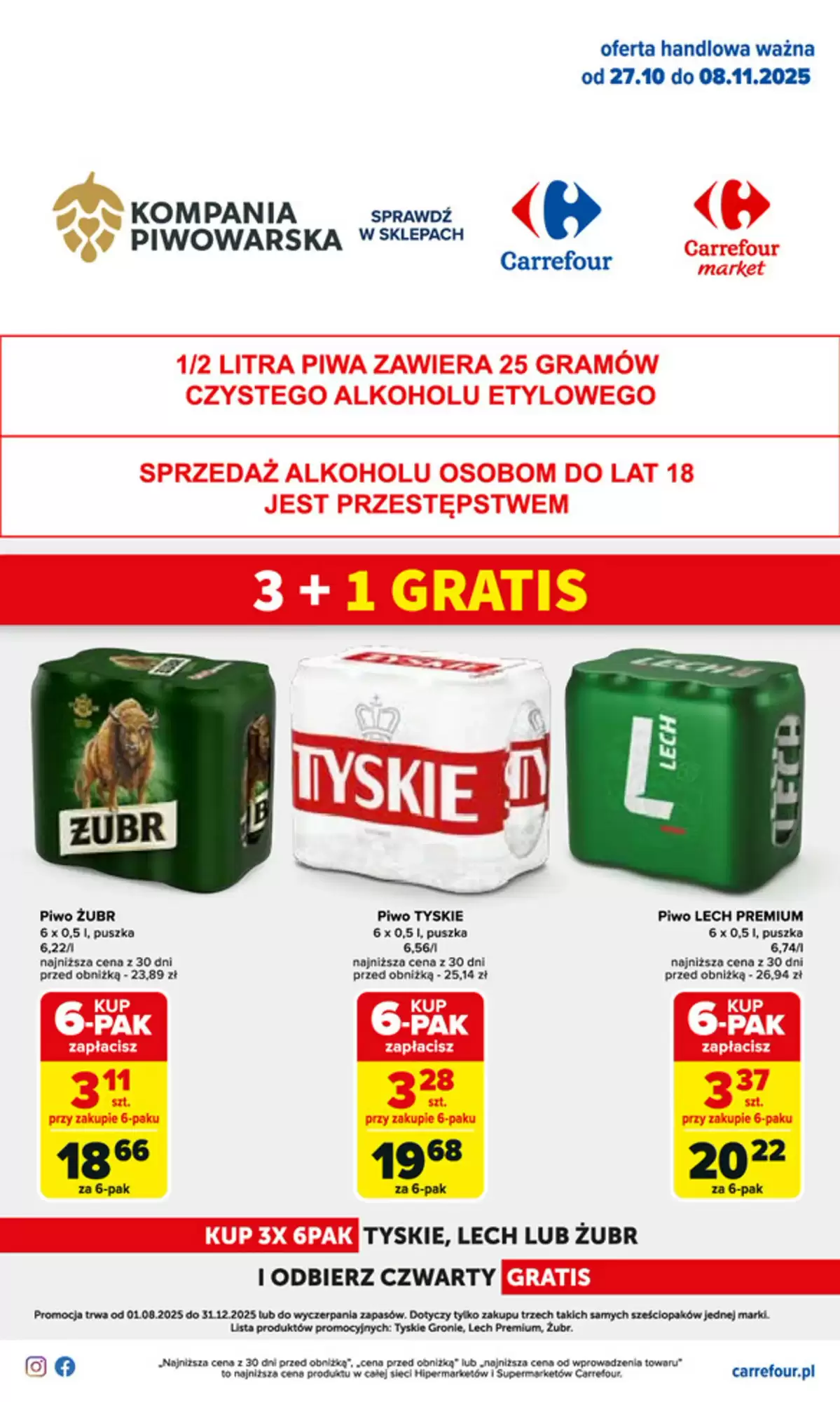 Carrefour Gazetka 27.10.2025 - 08.11.2025