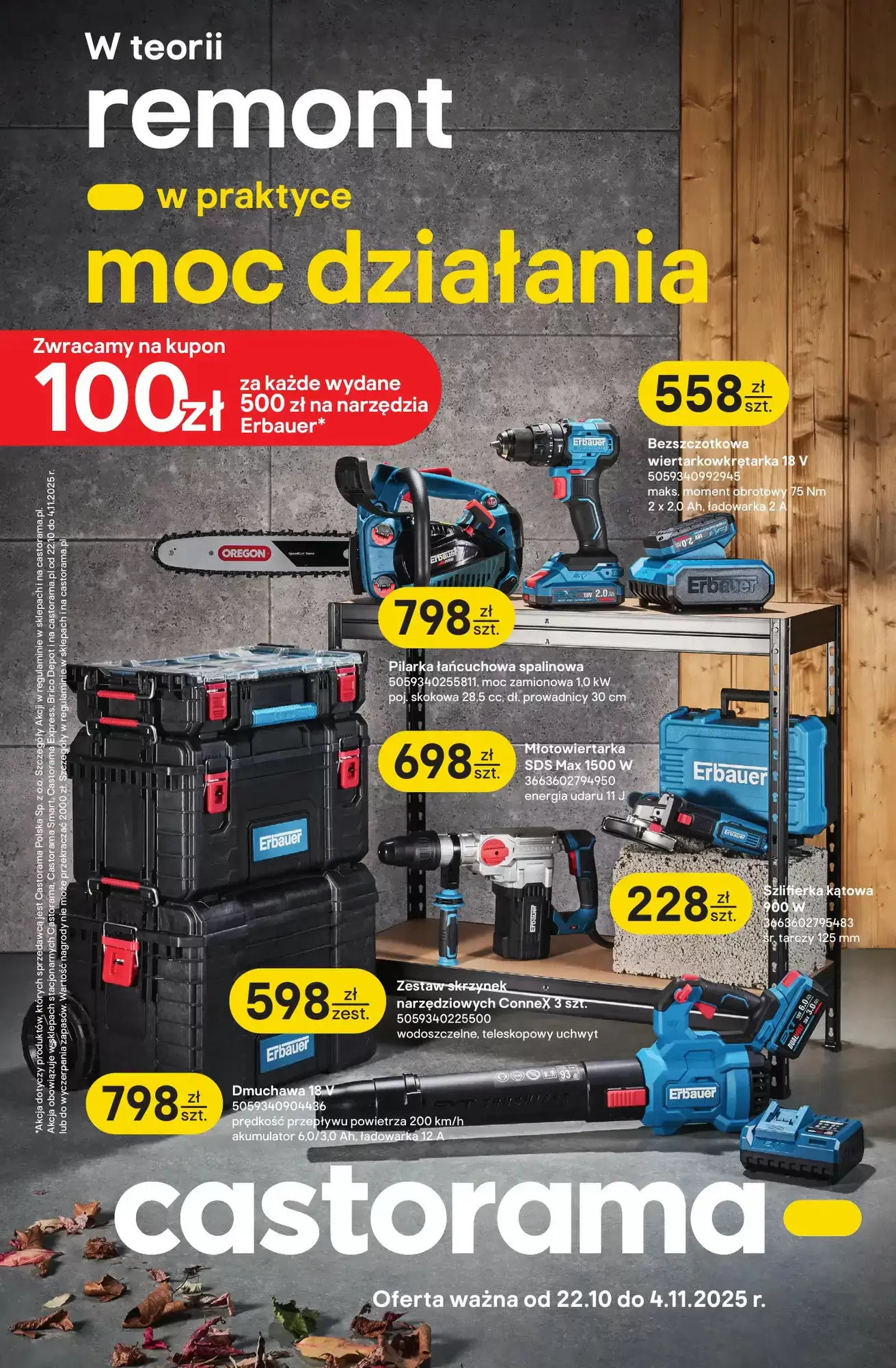 Castorama Gazetka 22.10.2025 - 04.11.2025