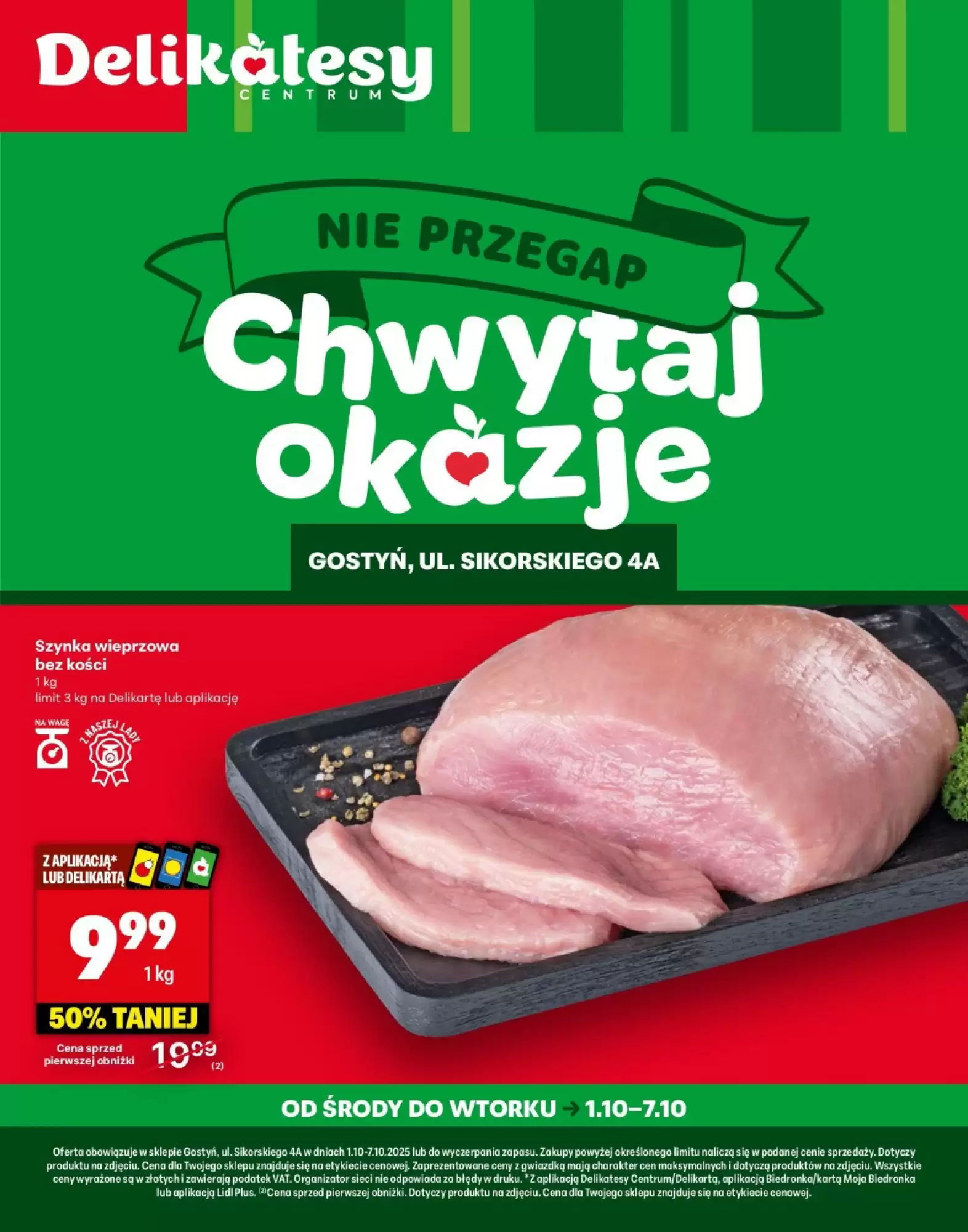 Delikatesy Centrum Gazetka 01.10.2025 - 07.10.2025