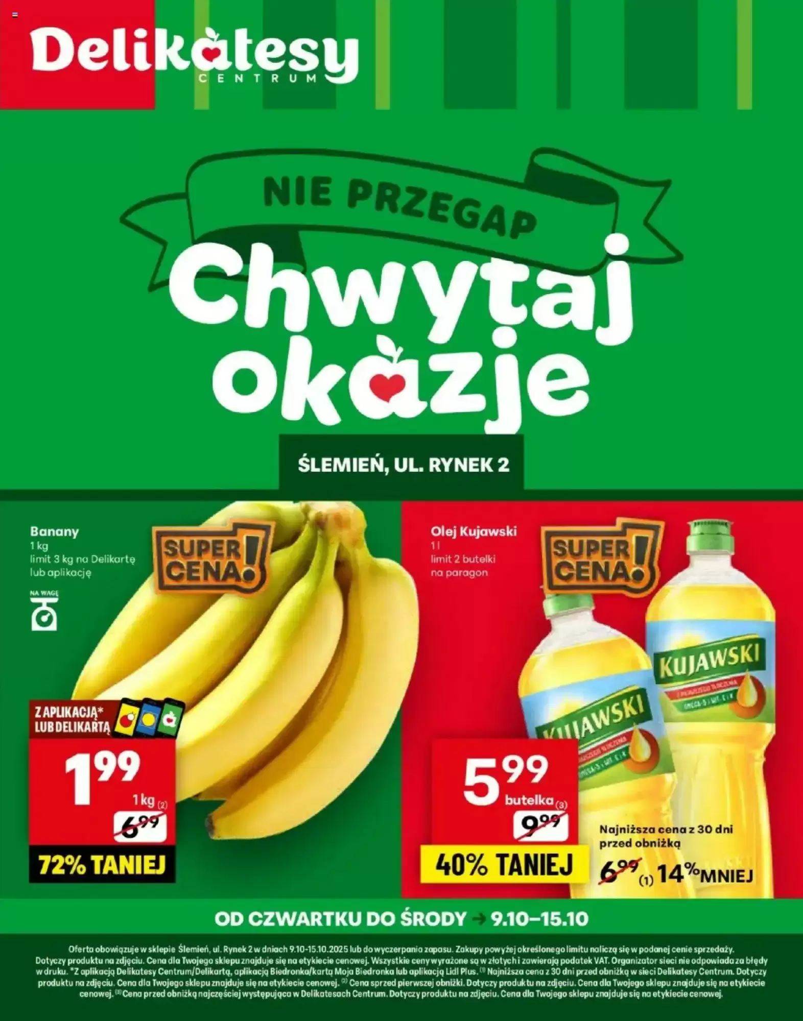Delikatesy Centrum Gazetka 09.10.2025 - 15.10.2025
