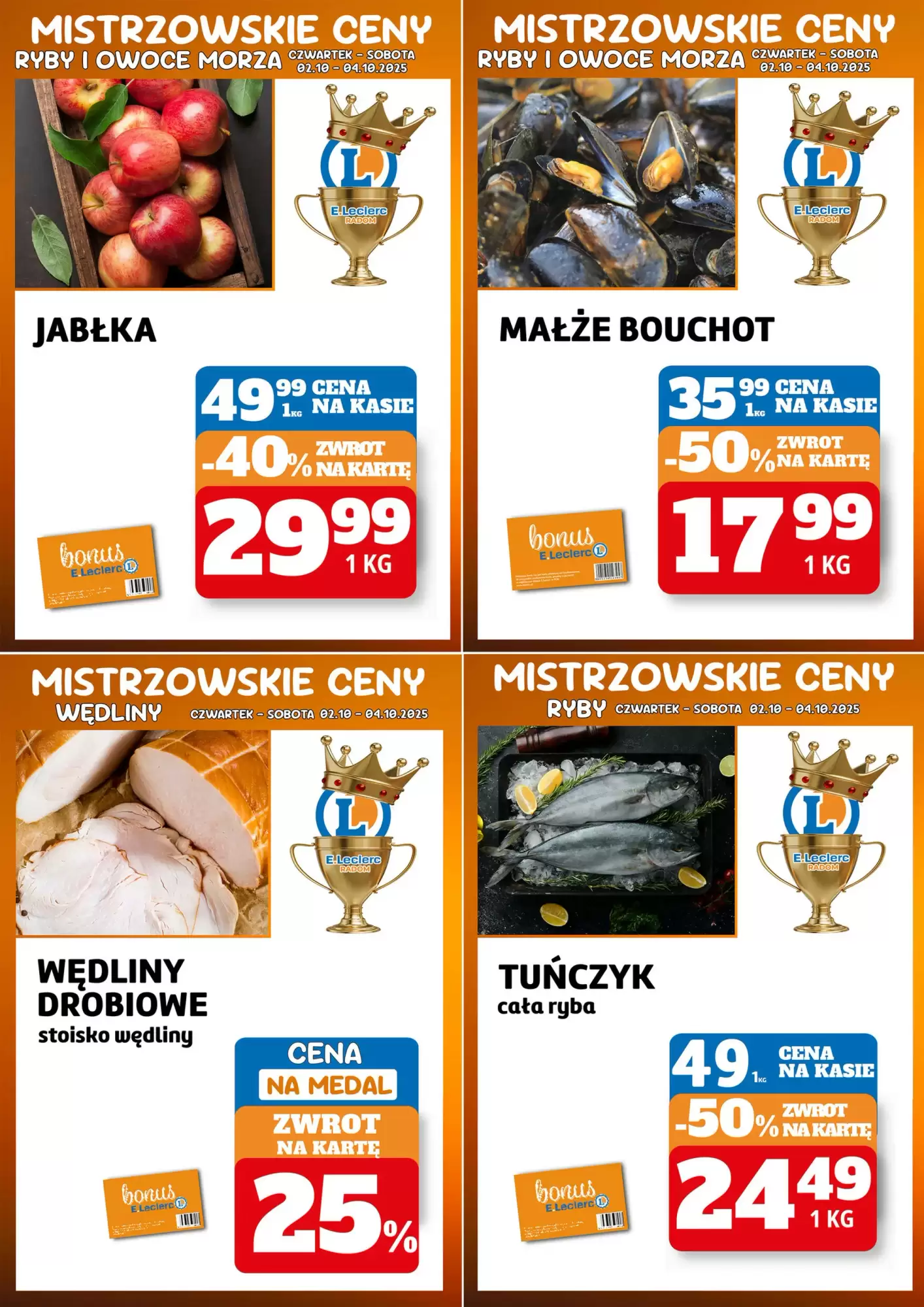 E.Leclerc Gazetka 02.10.2025 - 04.10.2025
