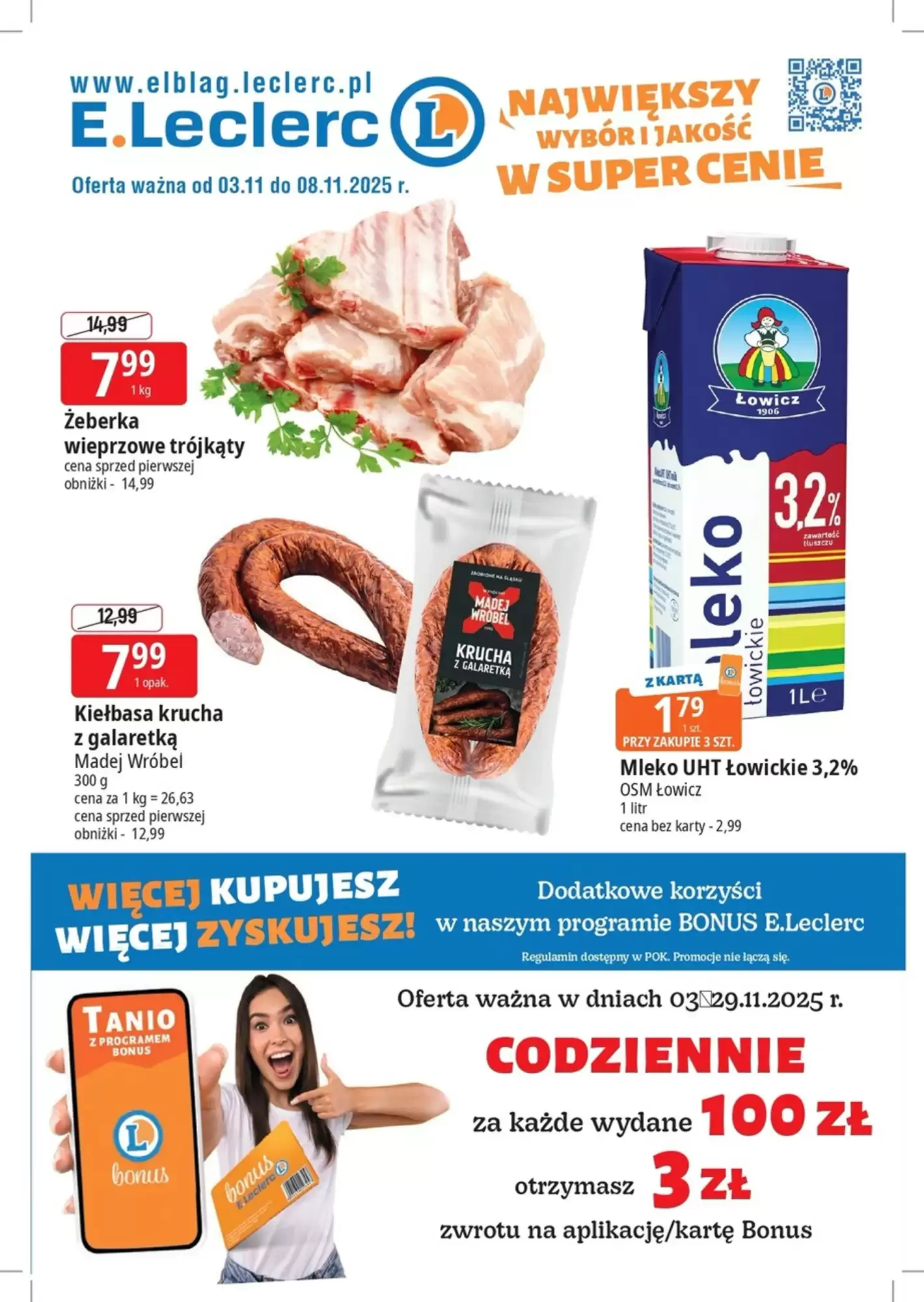 E.Leclerc Gazetka 03.11.2025 - 08.11.2025