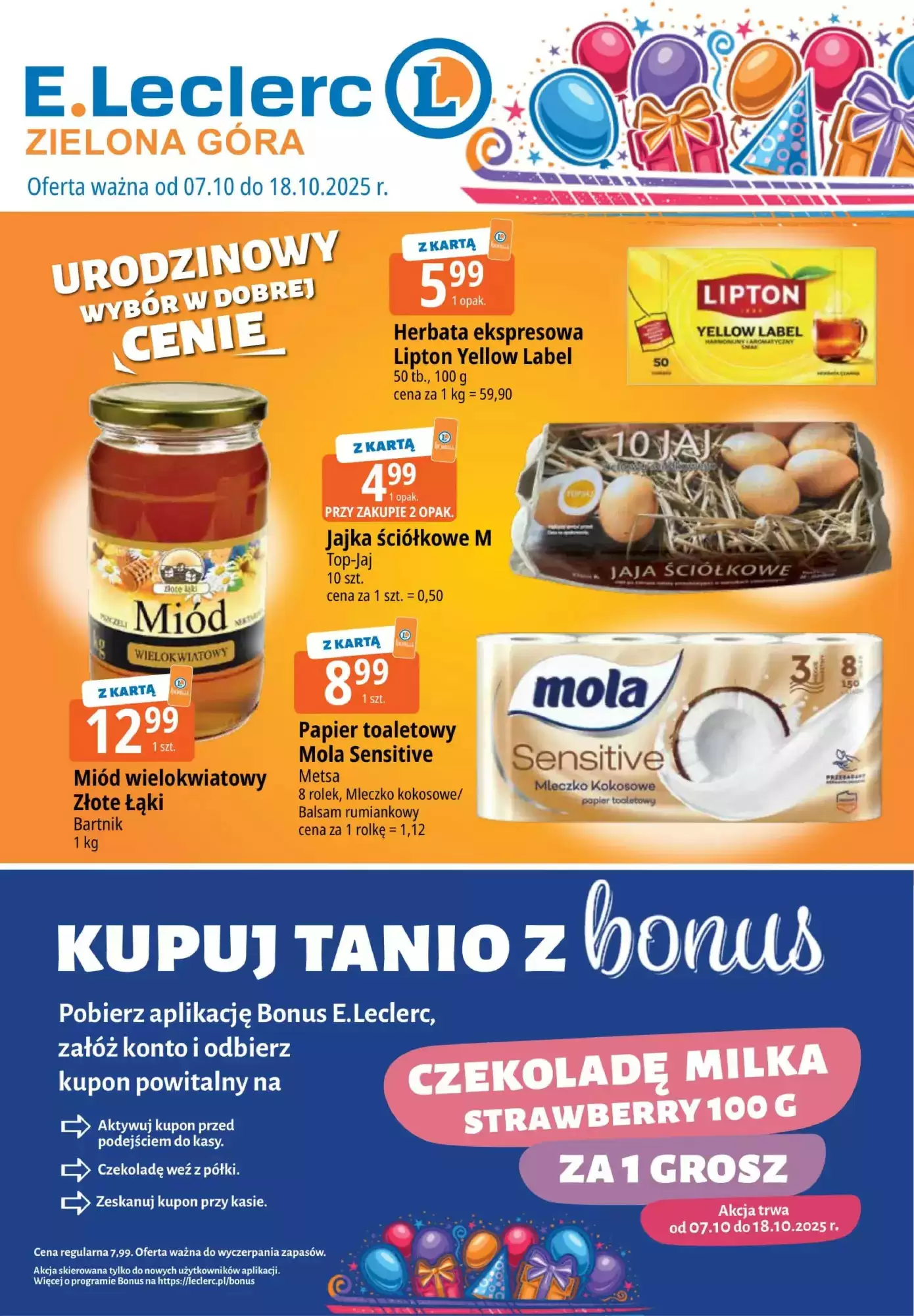 E.Leclerc Gazetka 07.10.2025 - 18.10.2025