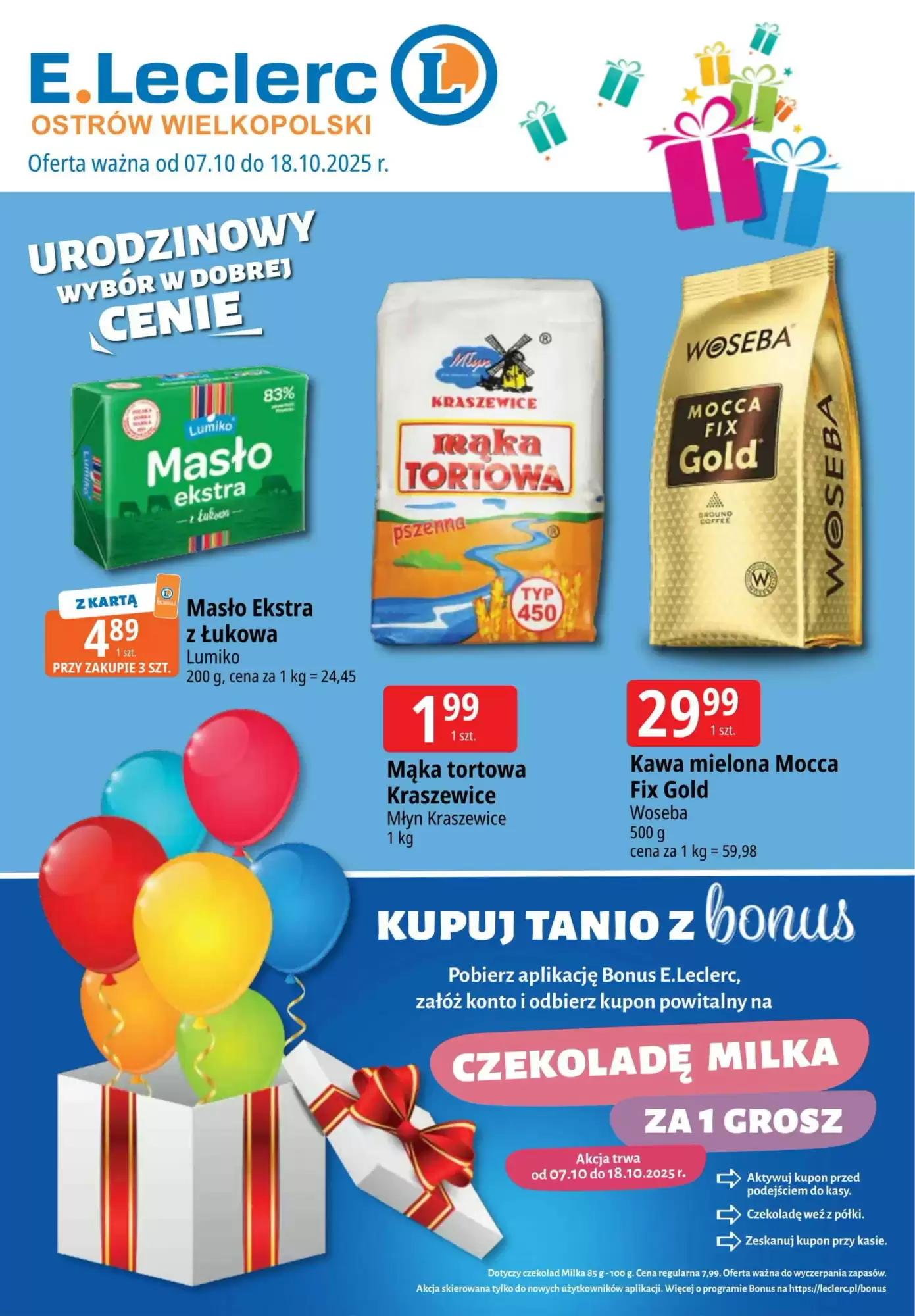 E.Leclerc Gazetka 07.10.2025 - 18.10.2025