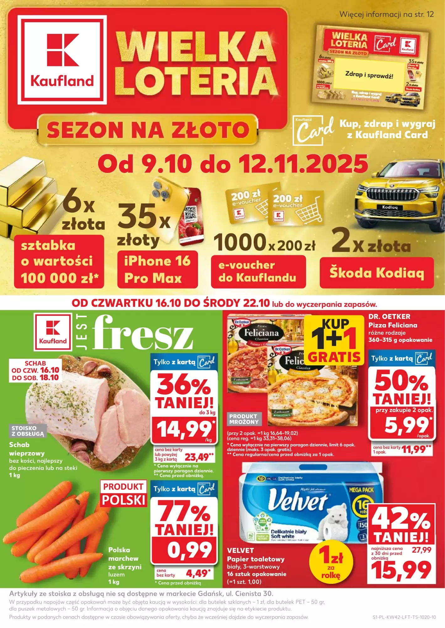 Kaufland Gazetka 16.10.2025 - 22.10.2025