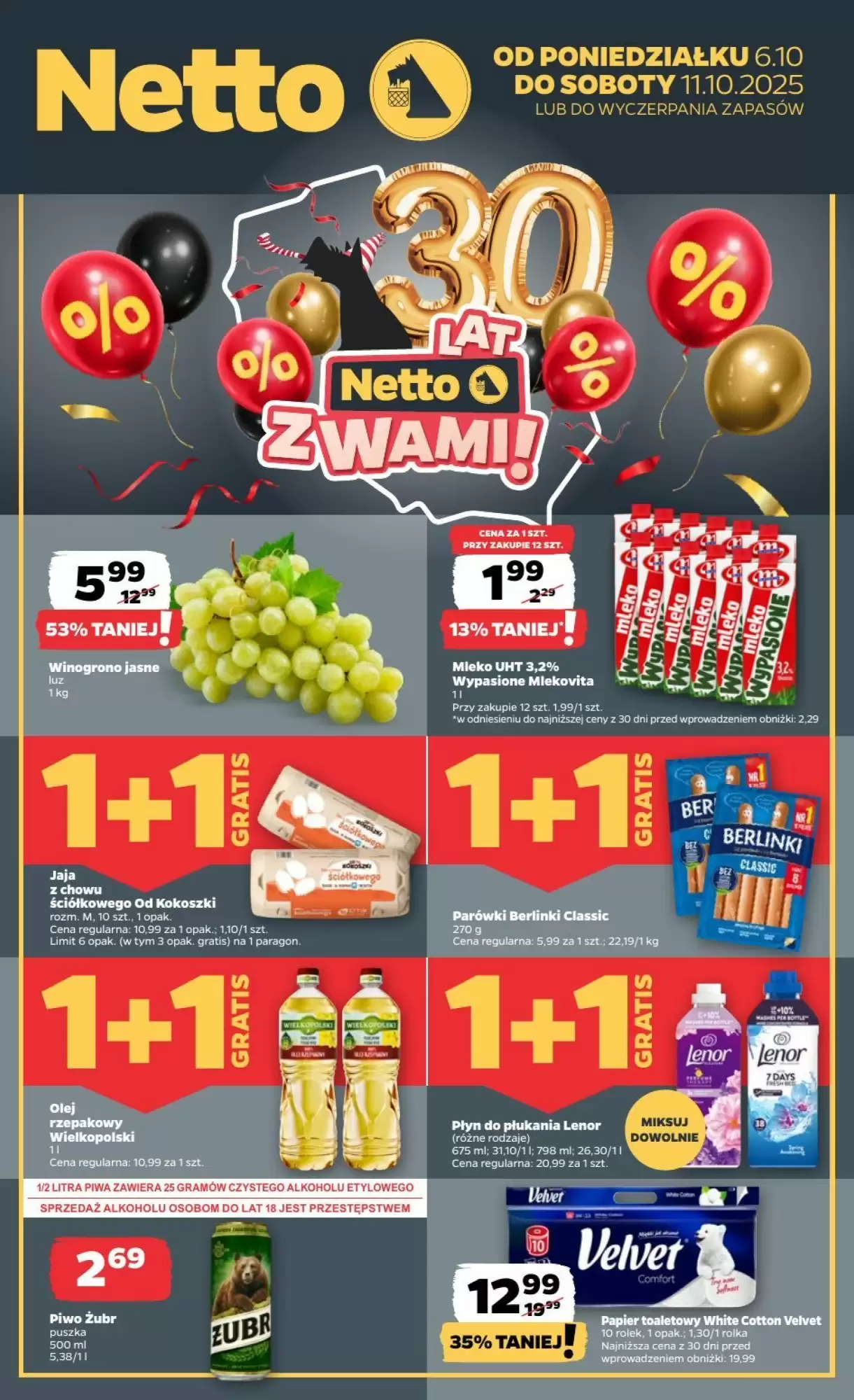 Netto Gazetka 06.10.2025 - 11.10.2025