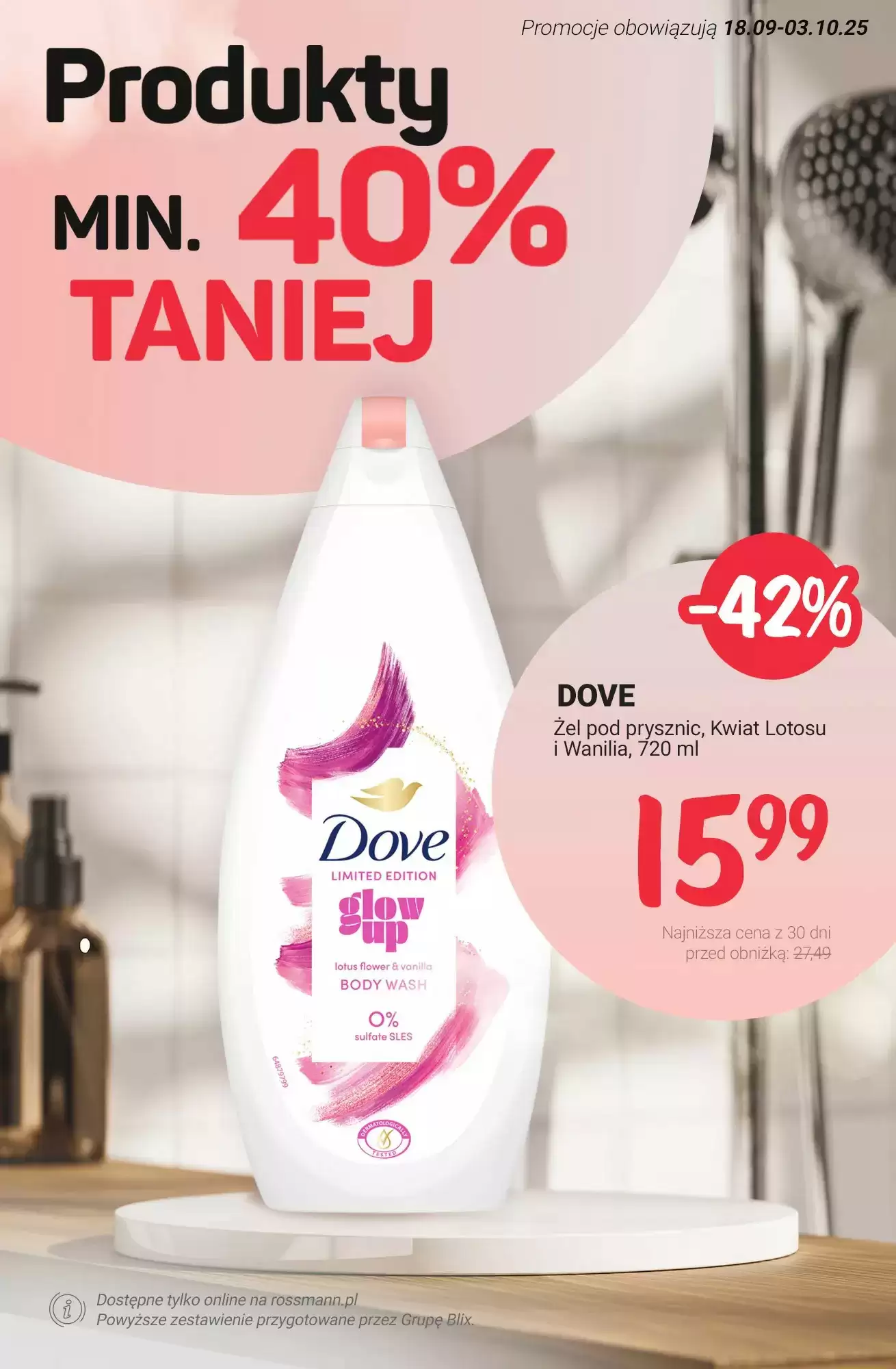 Rossmann Gazetka 02.10.2025 - 03.10.2025