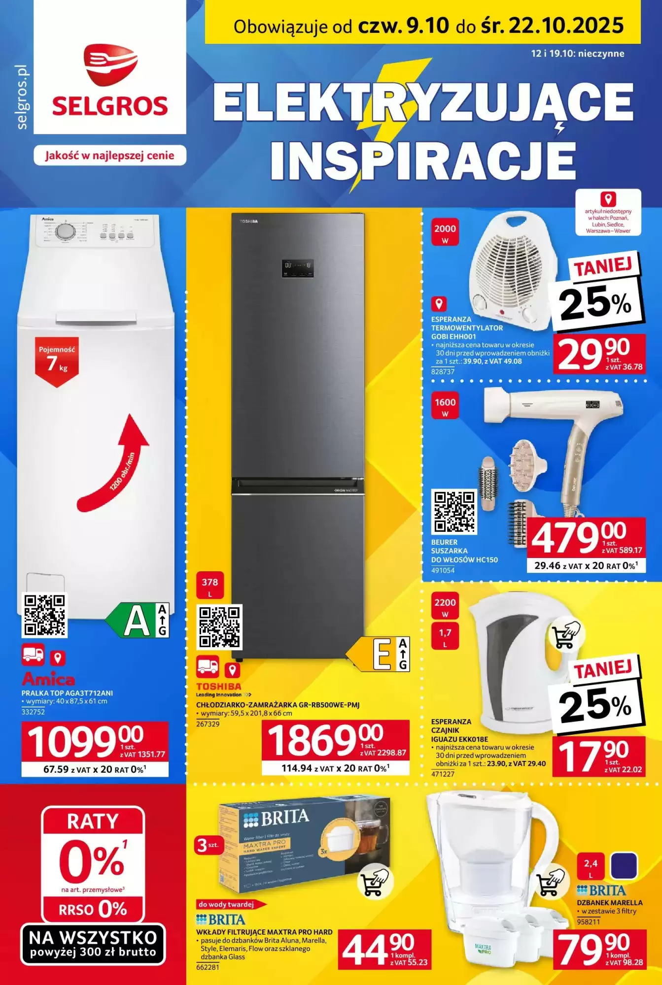 Selgros Gazetka 09.10.2025 - 22.10.2025