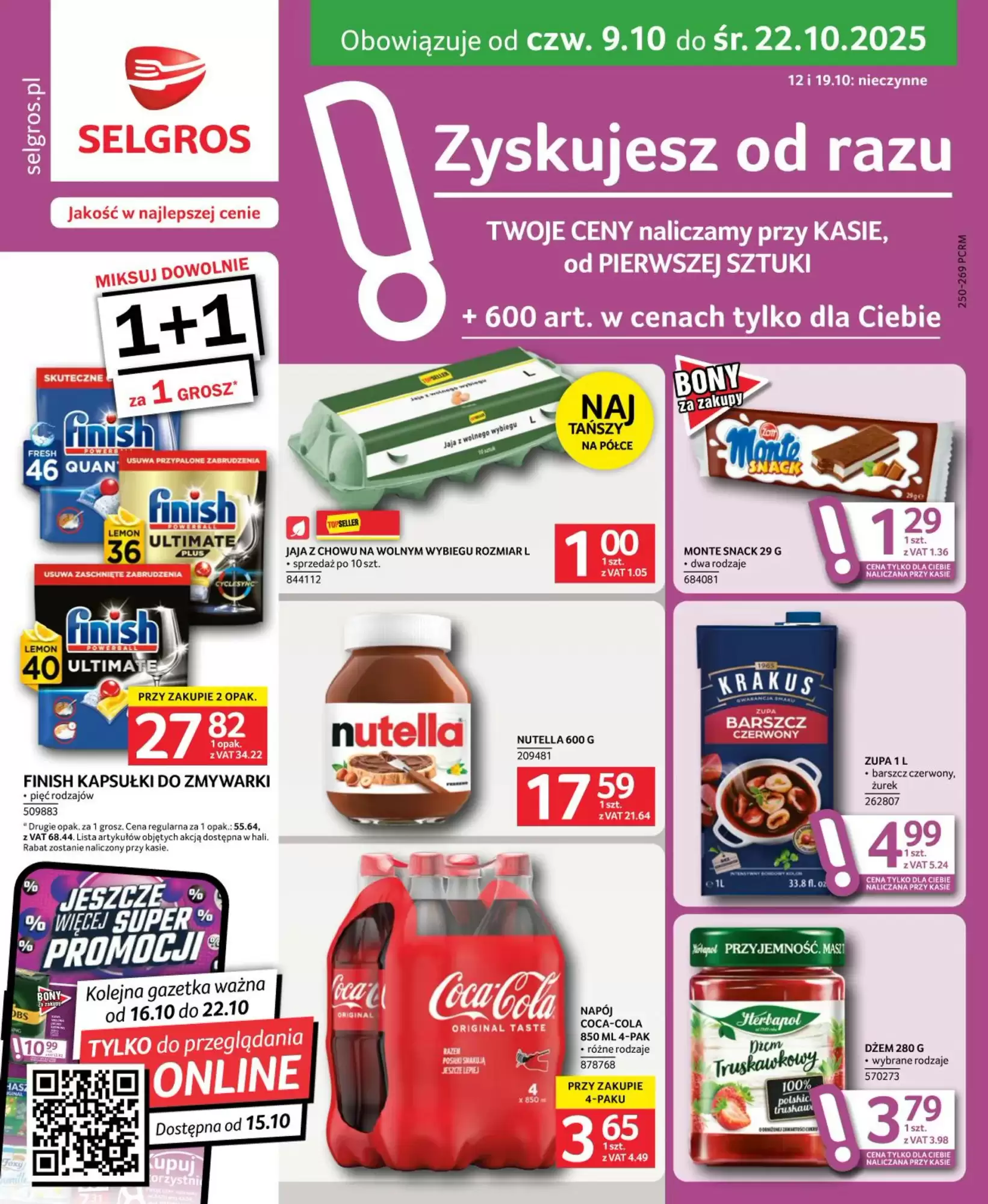 Selgros Gazetka 09.10.2025 - 22.10.2025