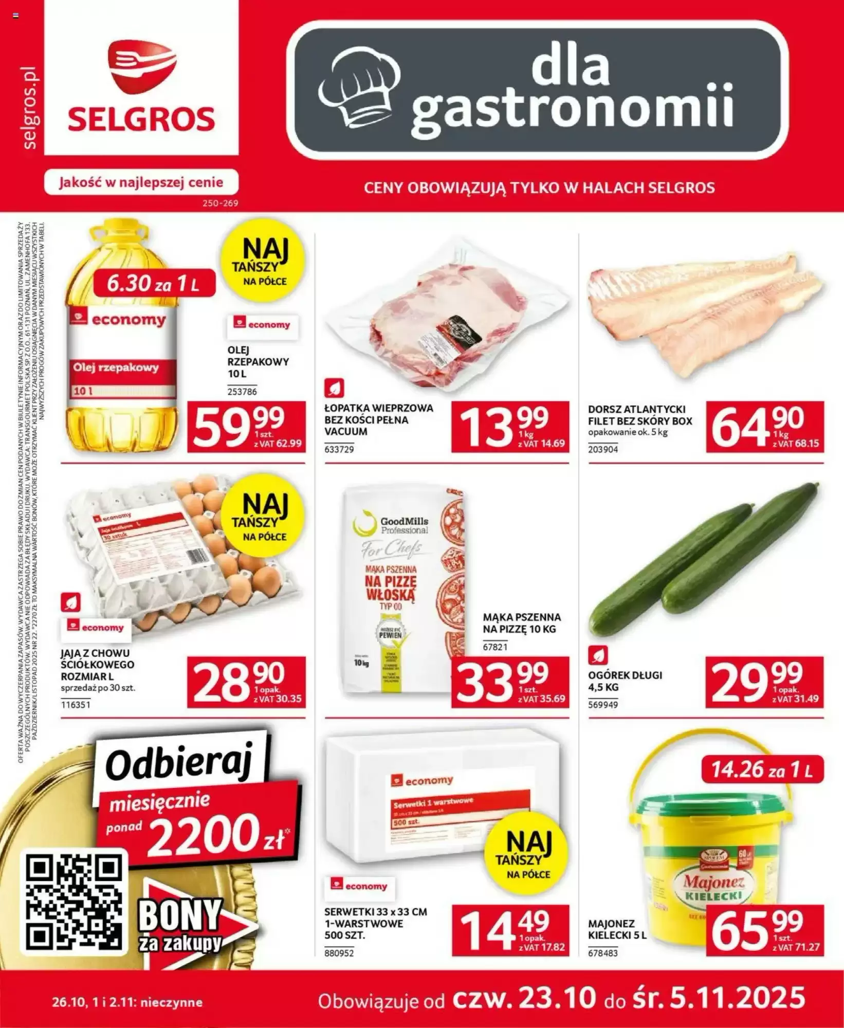 Selgros Gazetka 23.10.2025 - 05.11.2025