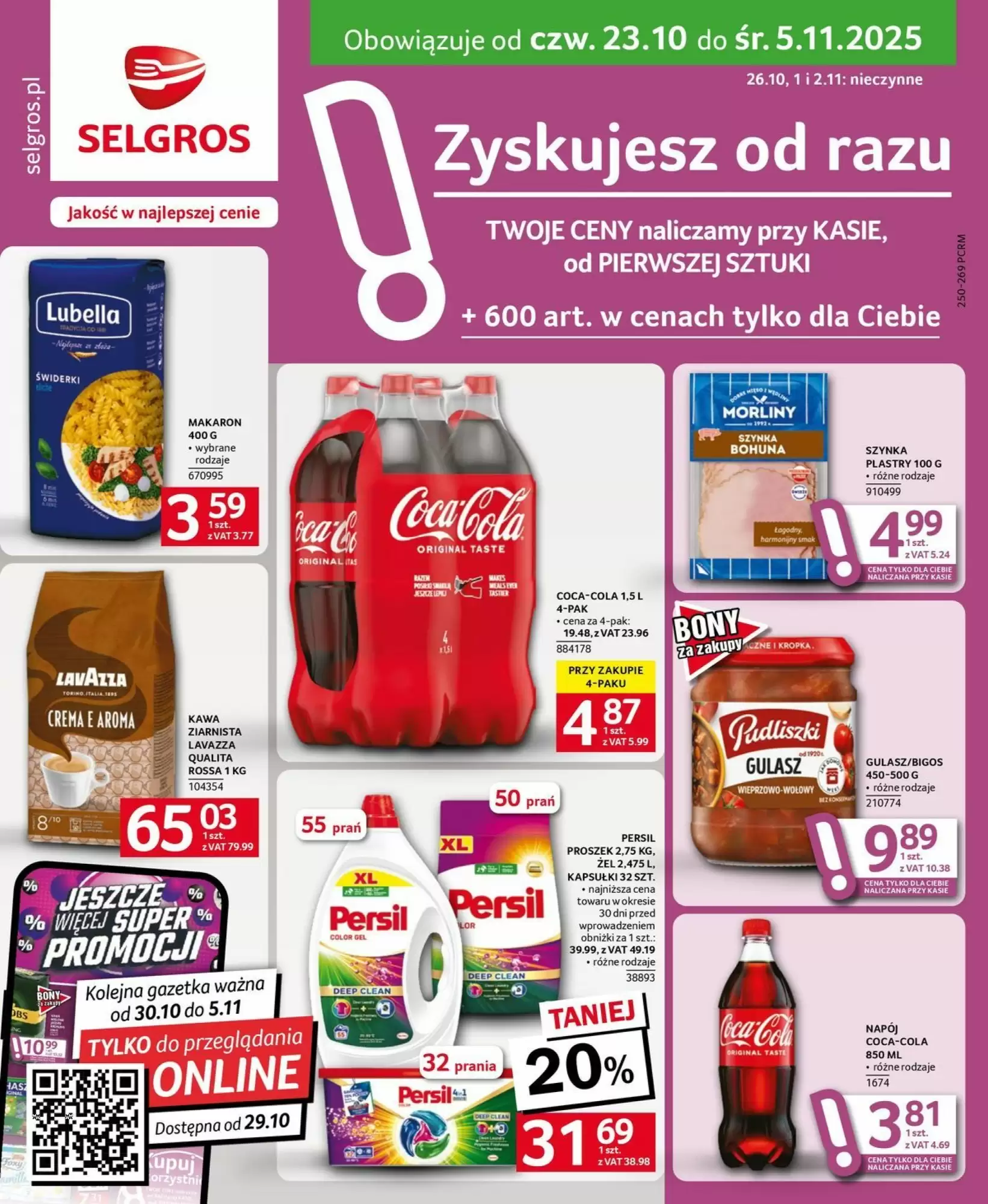 Selgros Gazetka 23.10.2025 - 05.11.2025
