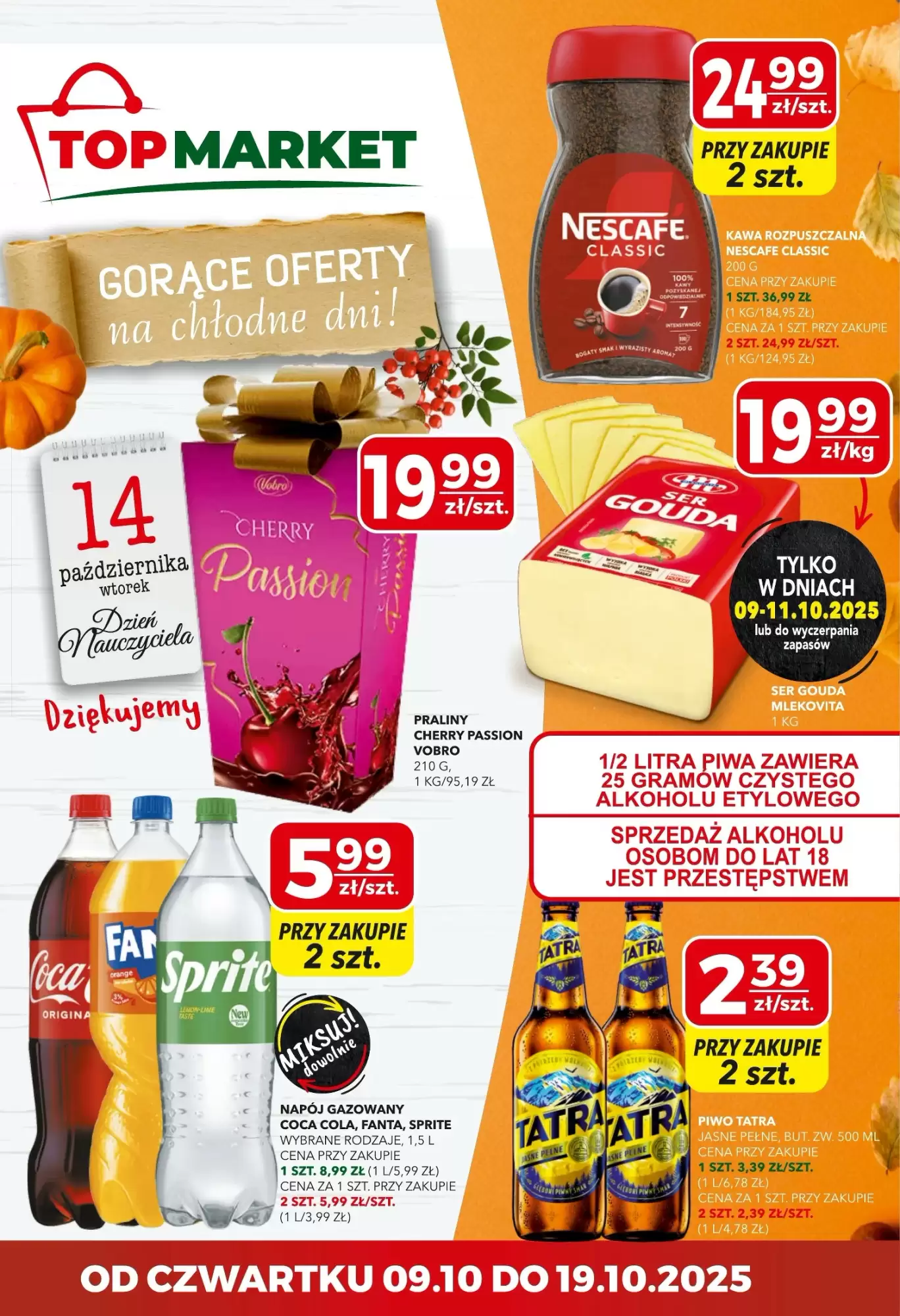 Top Market Gazetka 09.10.2025 - 19.10.2025