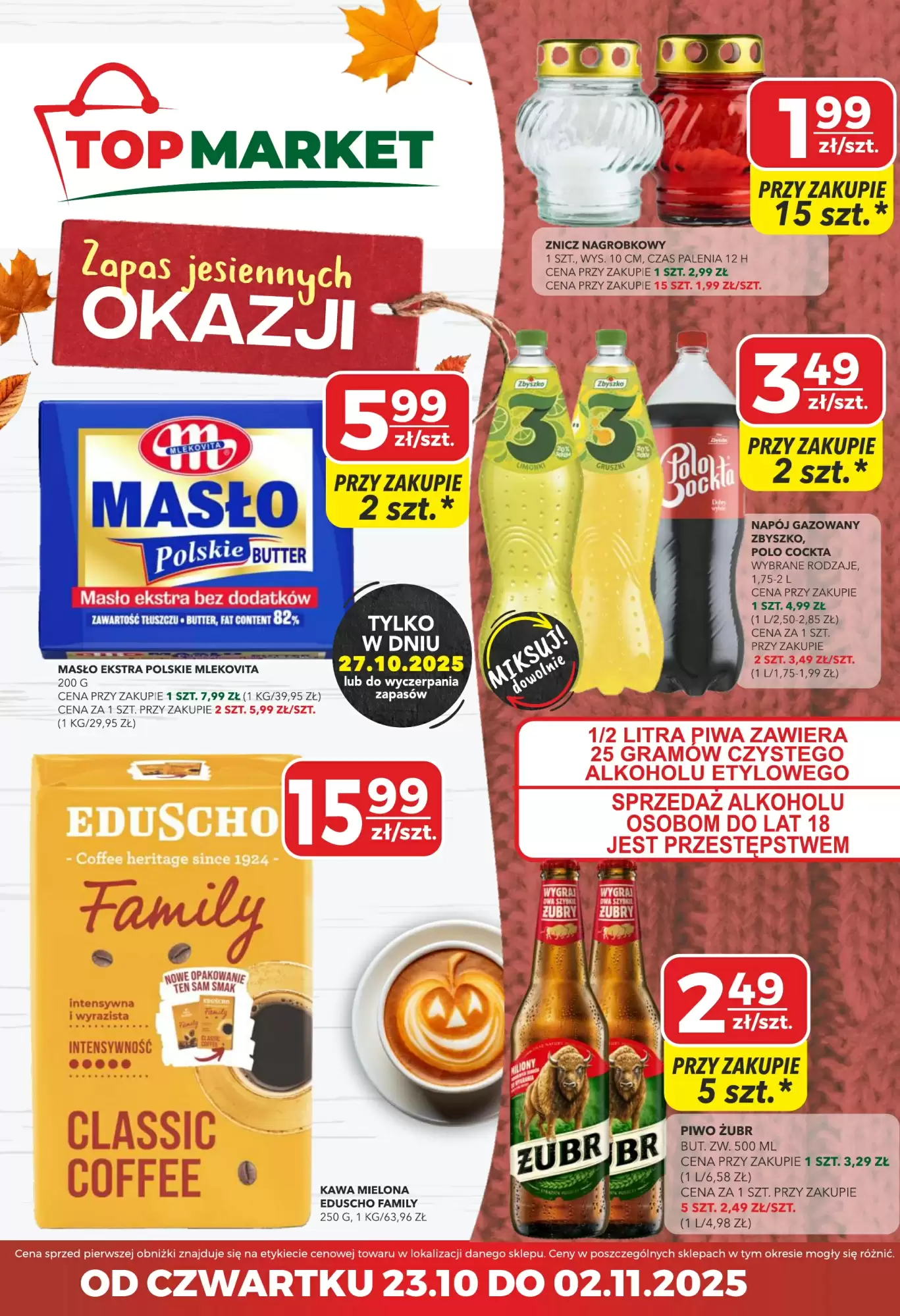 Top Market Gazetka 23.10.2025 - 02.11.2025