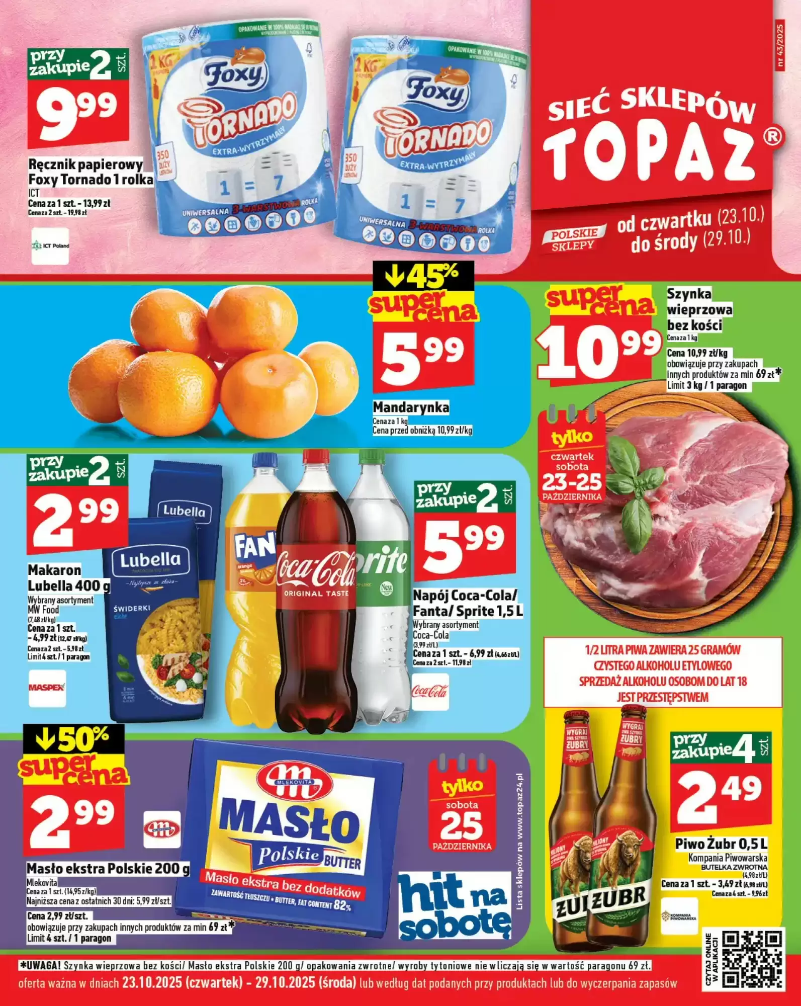Topaz Gazetka 23.10.2025 - 29.10.2025