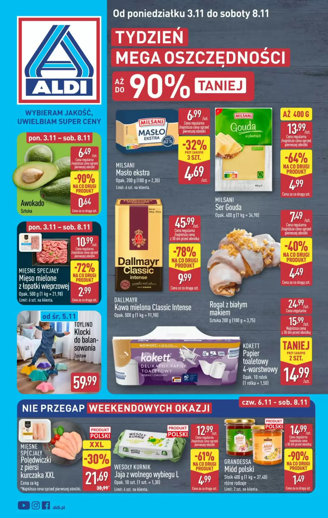 Aldi Gazetka 03.11.2025 - 08.11.2025