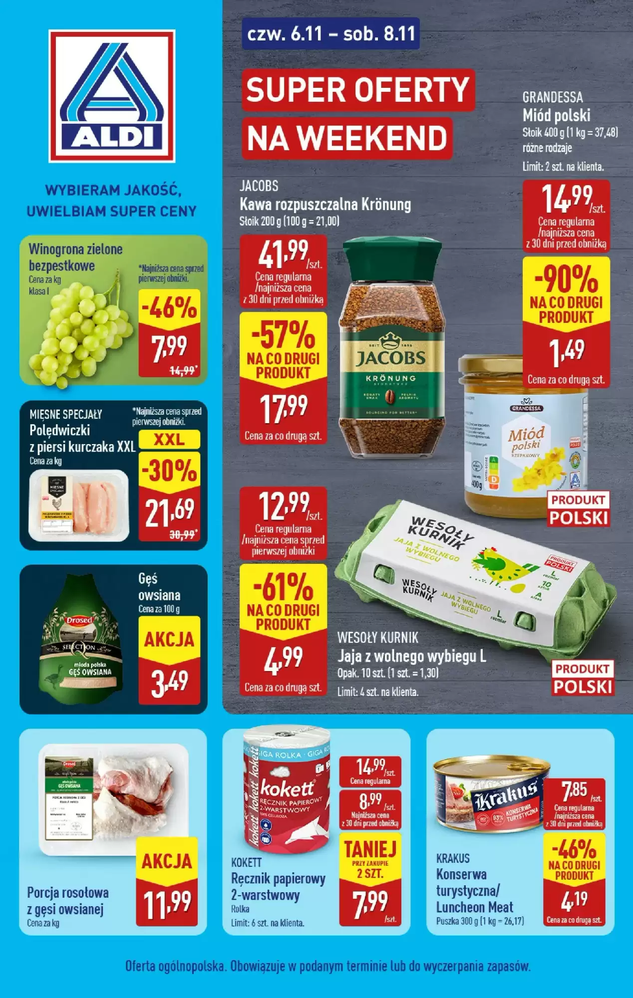 Aldi Gazetka 06.11.2025 - 08.11.2025