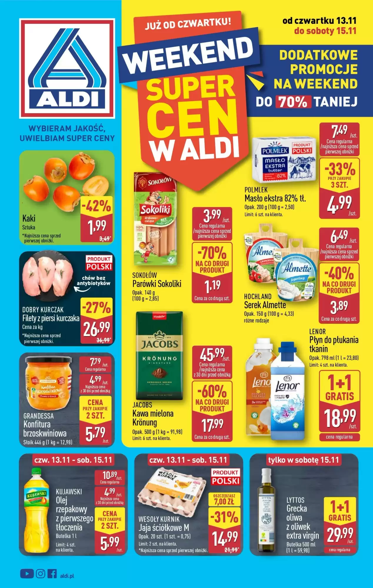 Aldi Gazetka 13.11.2025 - 15.11.2025