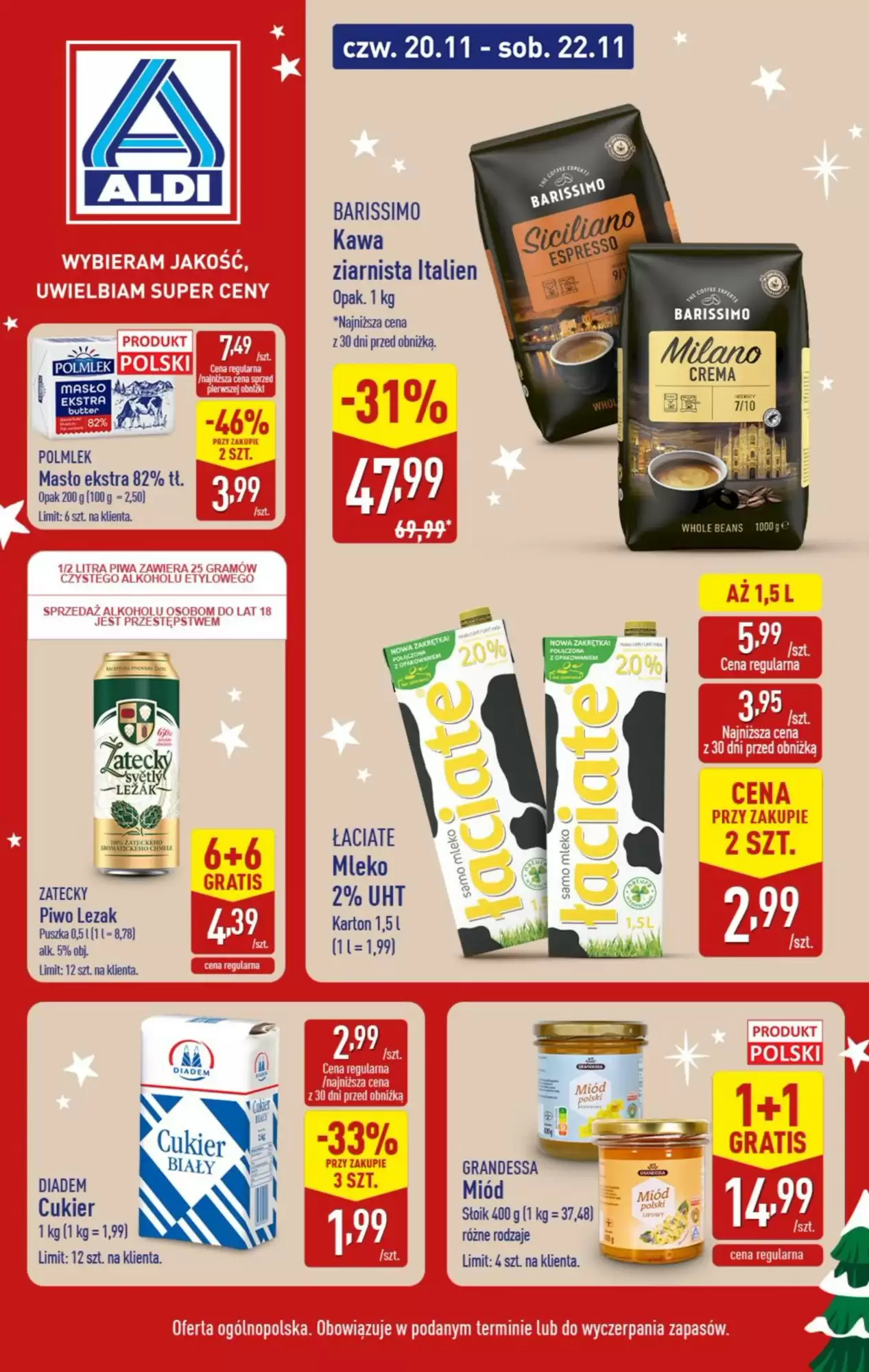 Aldi Gazetka 20.11.2025 - 22.11.2025