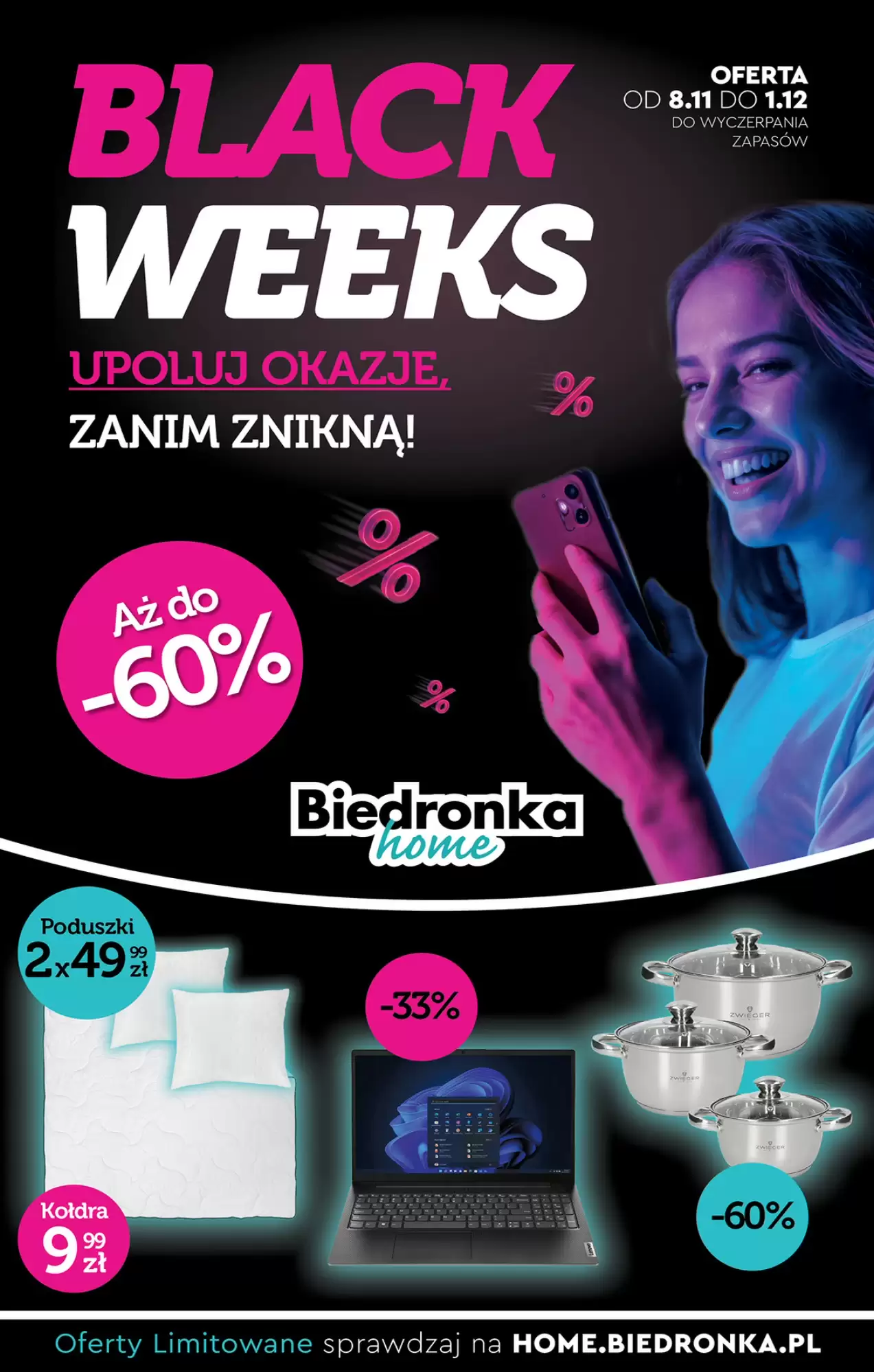 Biedronka Gazetka 08.11.2025 - 01.12.2025