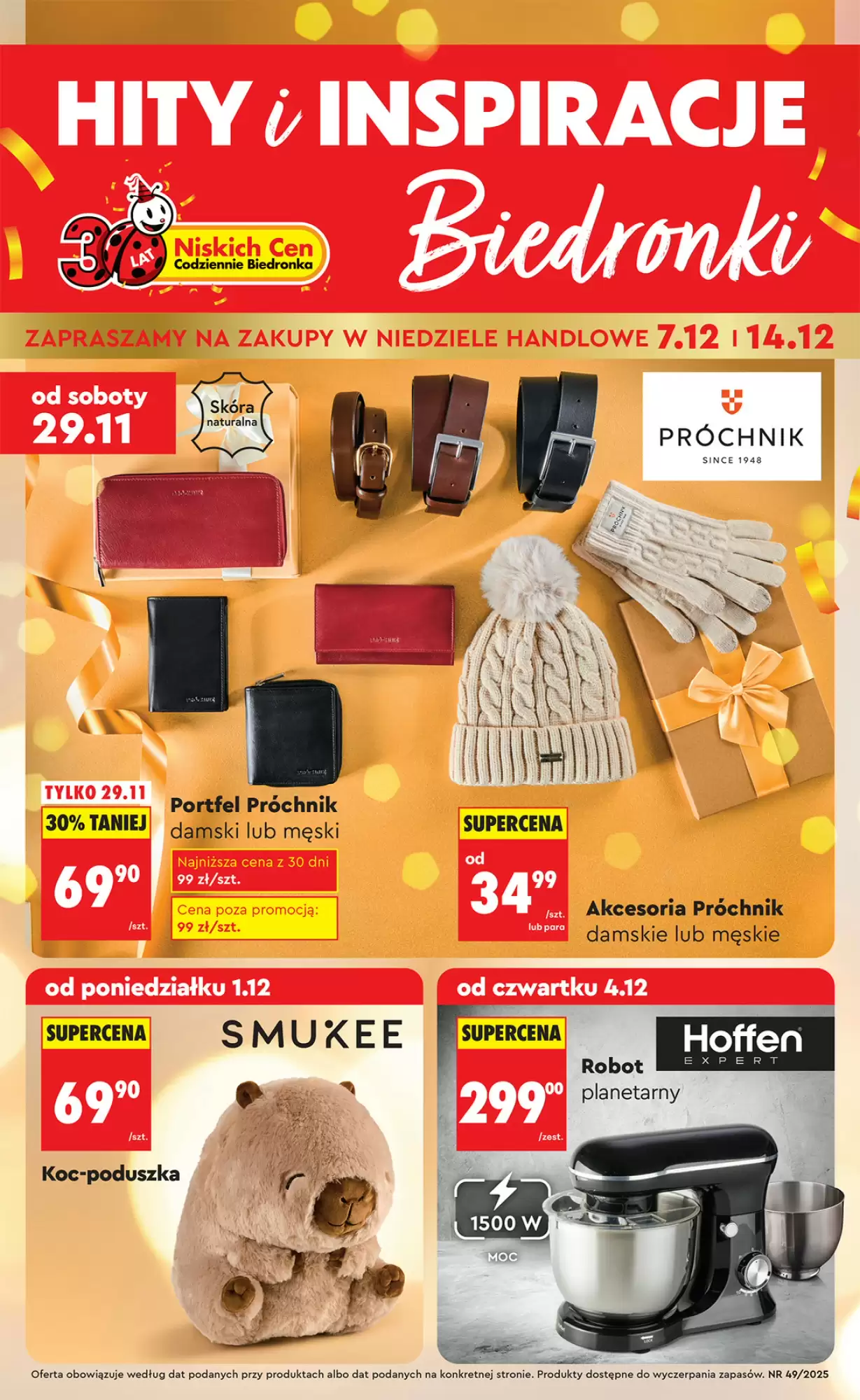 Biedronka Gazetka 29.11.2025 - 28.12.2025