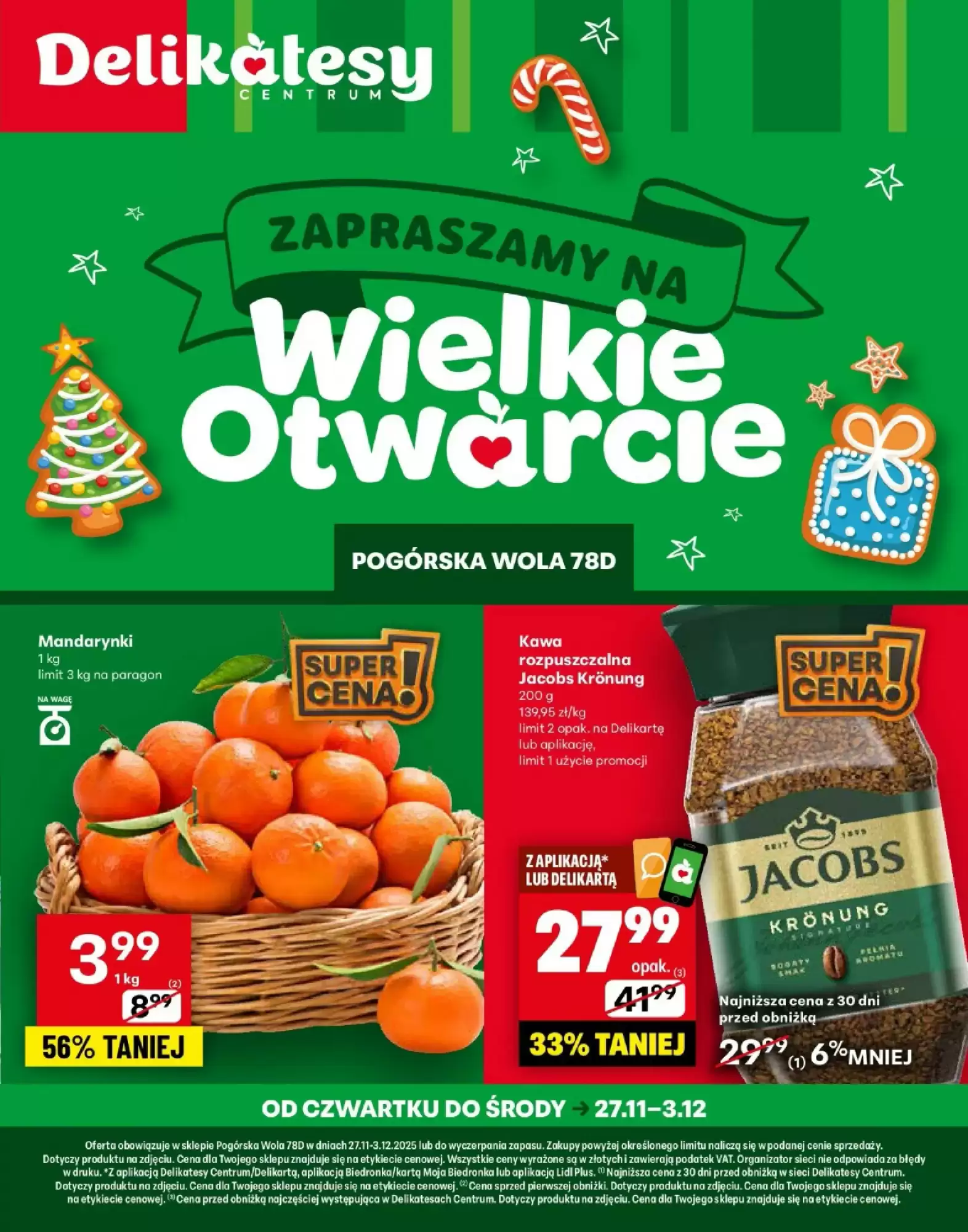 Delikatesy Centrum Gazetka 27.11.2025 - 03.12.2025