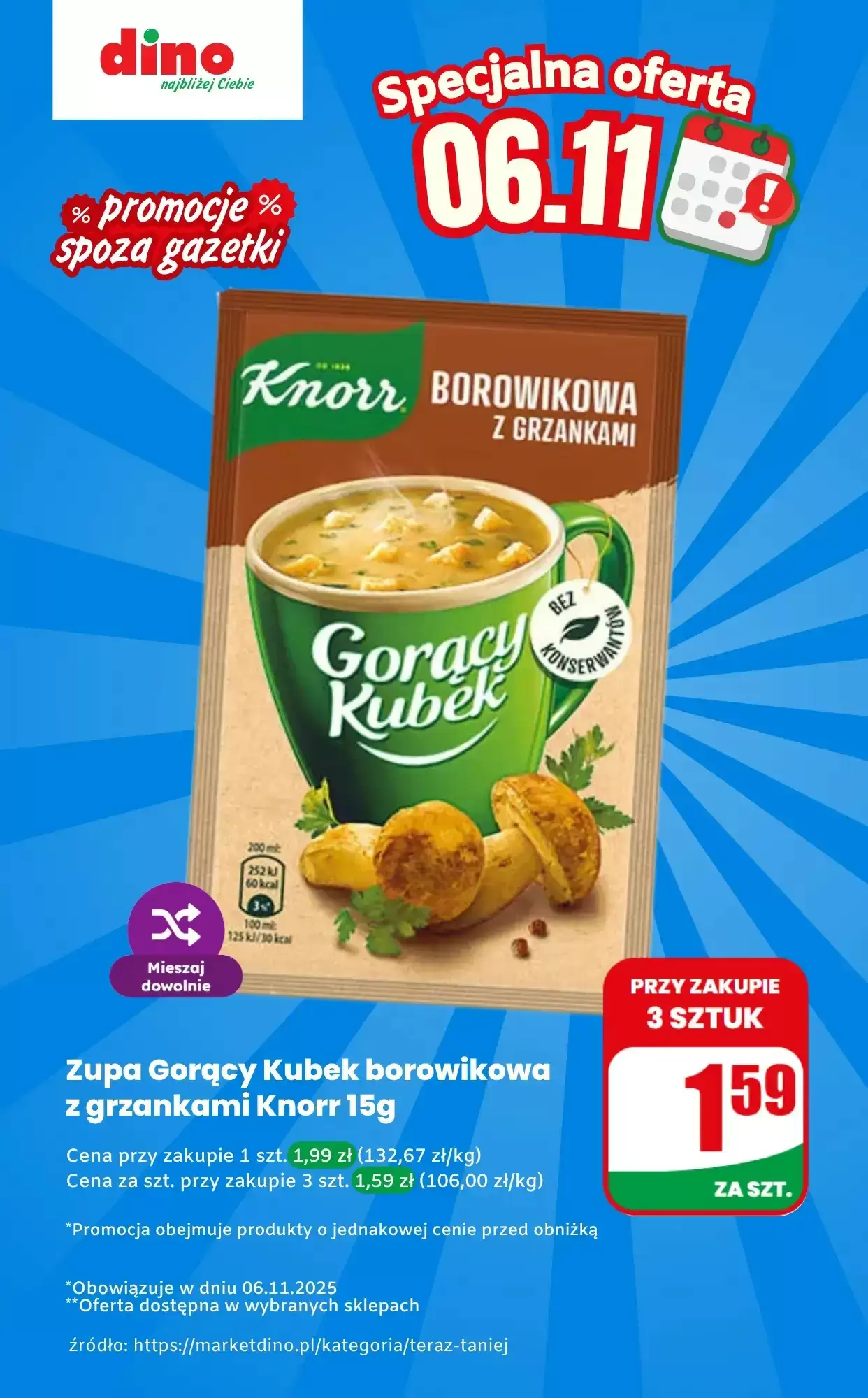 Dino Gazetka 06.11.2025 - 06.11.2025